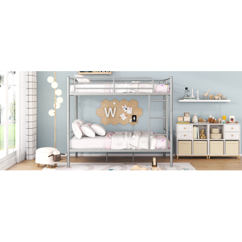 Twin Over Twin Metal Bunk Bed (Black) ( old sku: MF189201BAA )、、casual