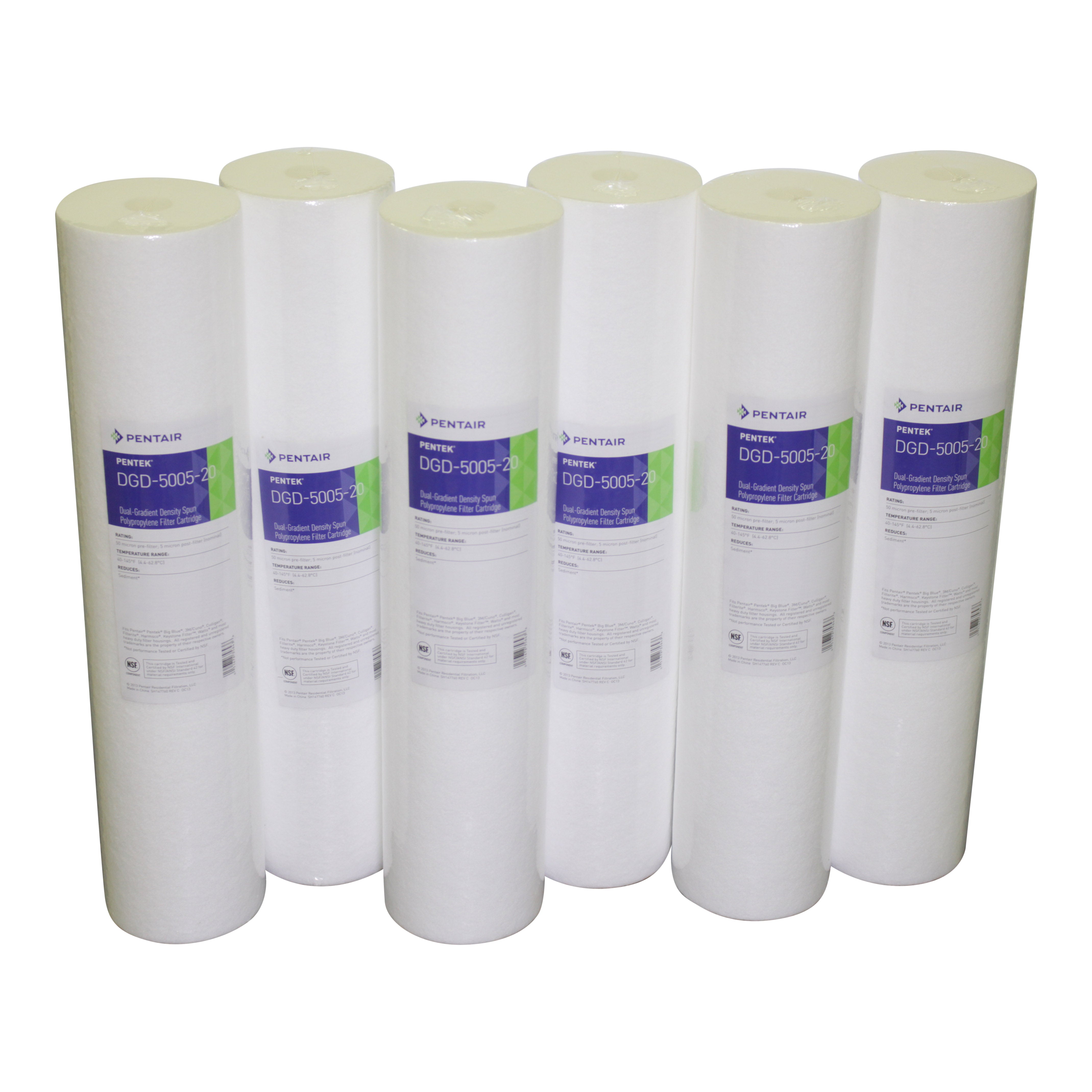 Pentair 20 BB Sediment DGD-5005 6 Pack 155358-43、mySite、noshort