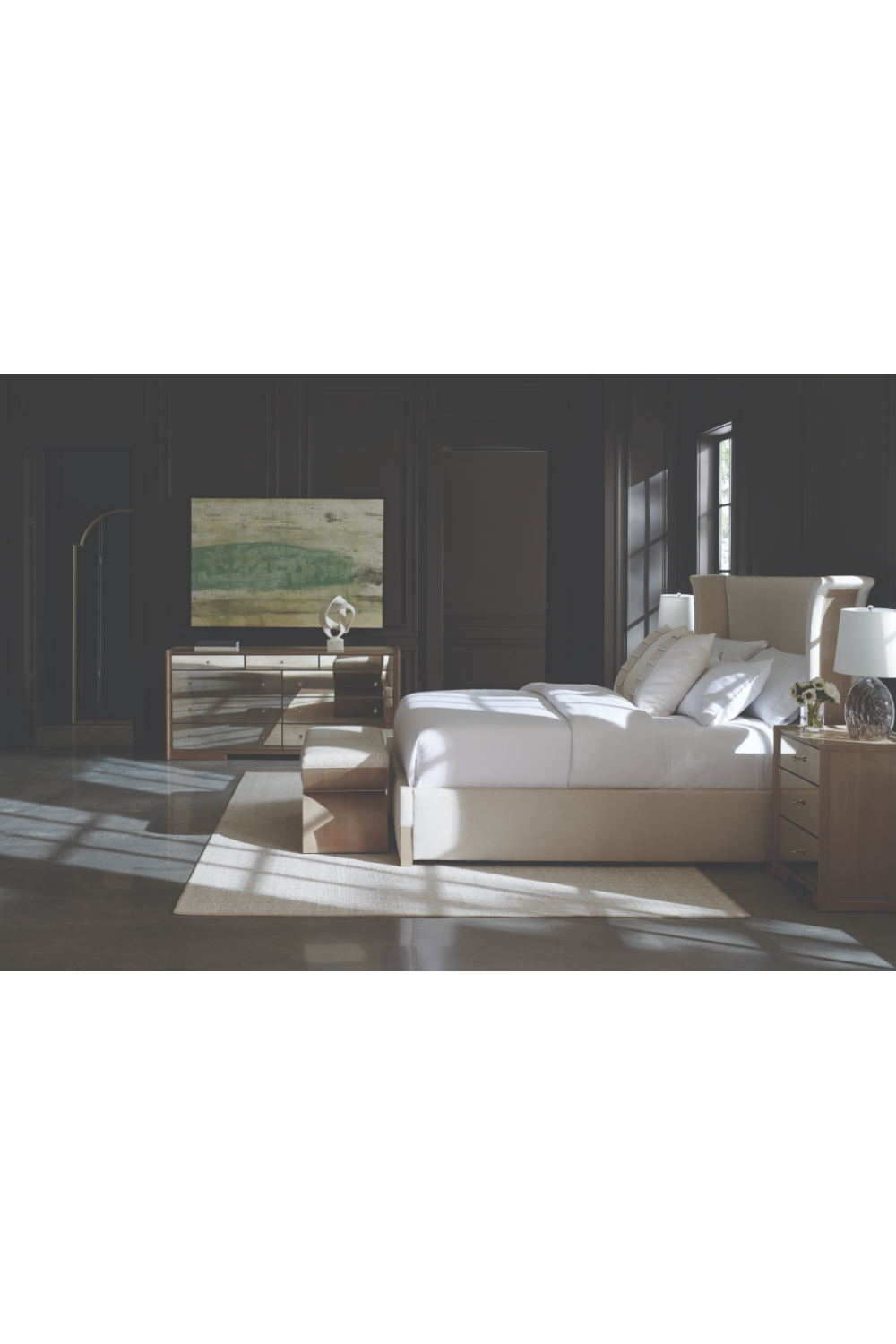 Mirrored Drawers Nightstand | Caracole In Your Dreams、mySite、neckold