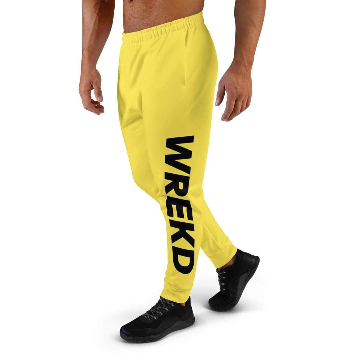  WREKD Drone Racing Men's Joggers - Yellow、mySite、merchandisen