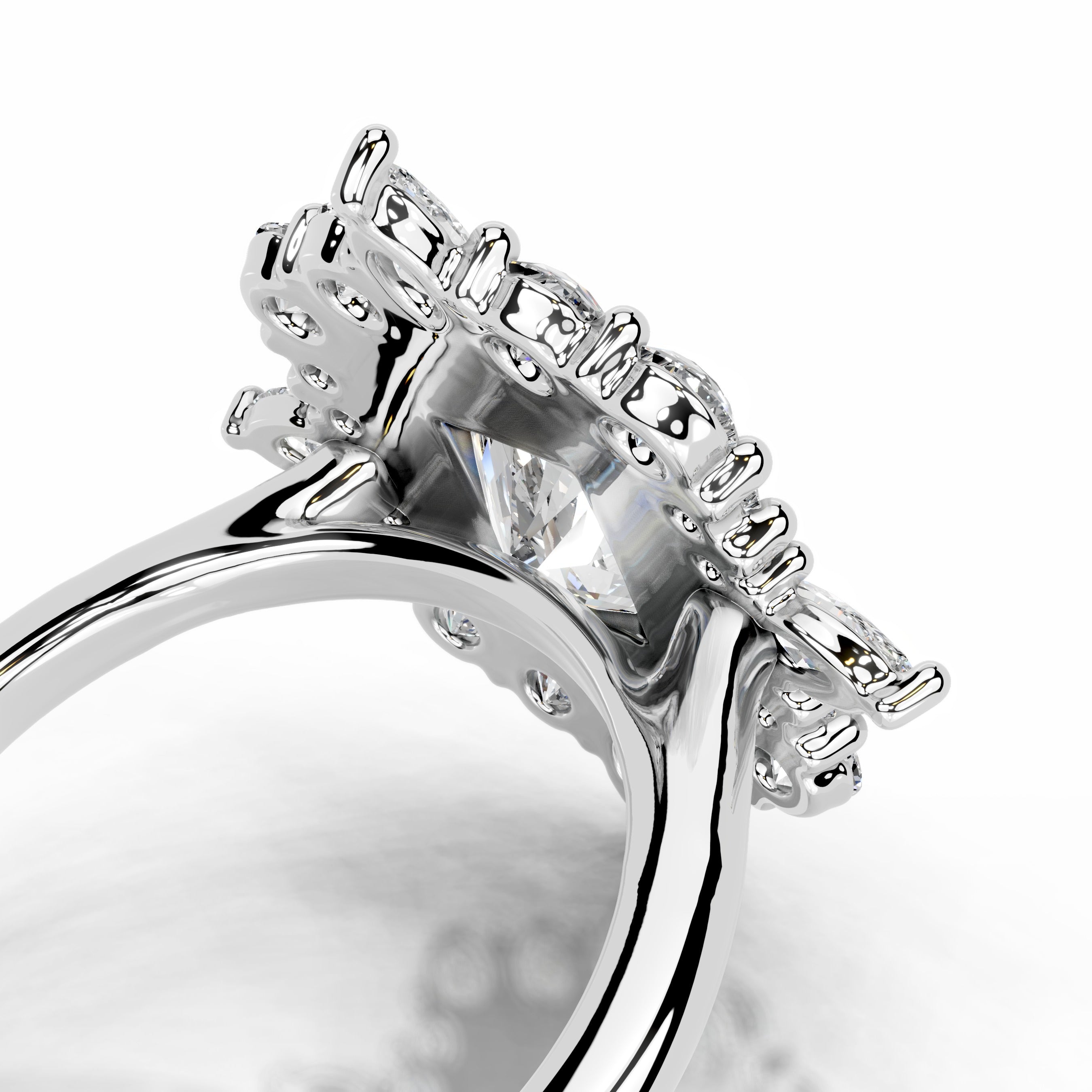Alberta Lab Grown Diamond Ring - 18K White Gold、mySite、hinf8tx79