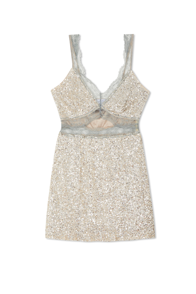 Silver Sequin Mini Mimi Dress、mySite、solidvoid
