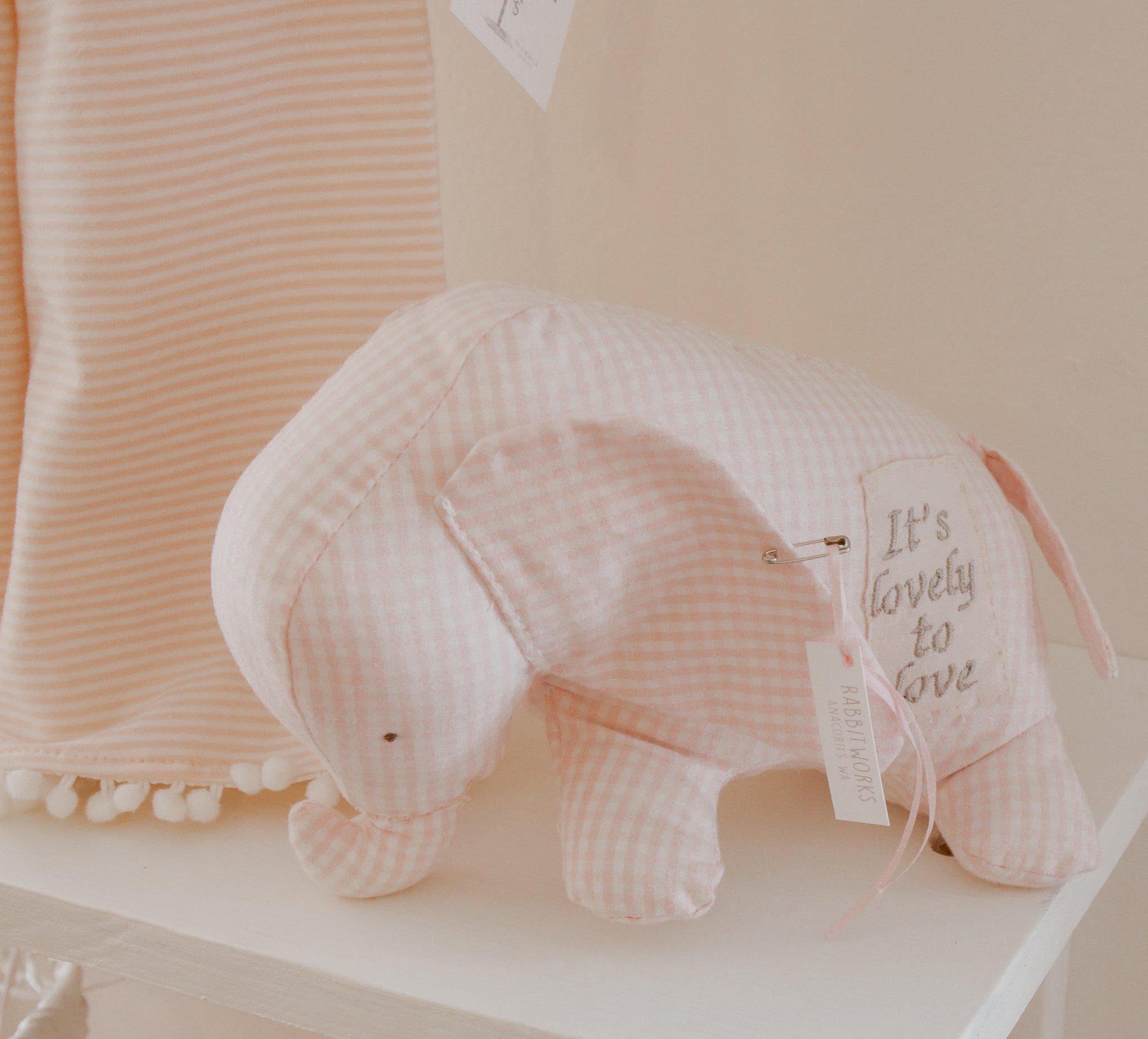 RETIRED - Hutch Studio Original - Betsy Bellbottoms & Ellie the Elephant Doll Set - One of A Kind、mySite、g9winljtr