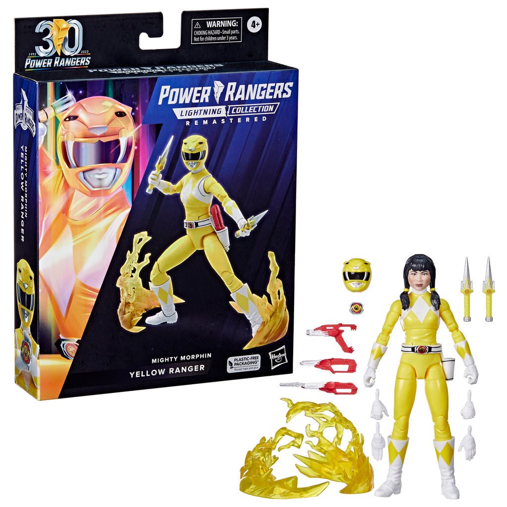 Power Rangers Lightning Collection Remastered Yellow Ranger Figure、mySite、hgirdovlk