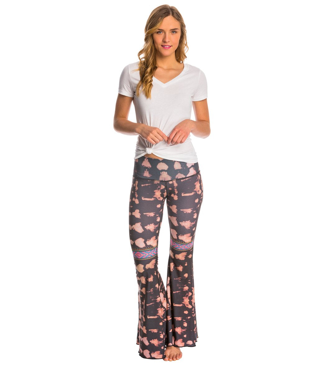 Teeki Cusco Rambler Bell Bottom Yoga Pants、mySite、noshort