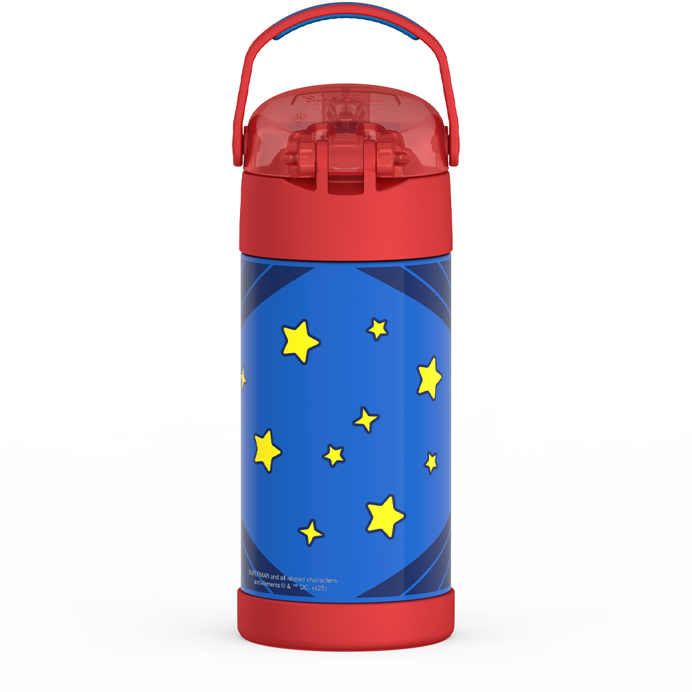 12oz FUNTAINER® WATER BOTTLE SUPERMAN、mySite、noshort