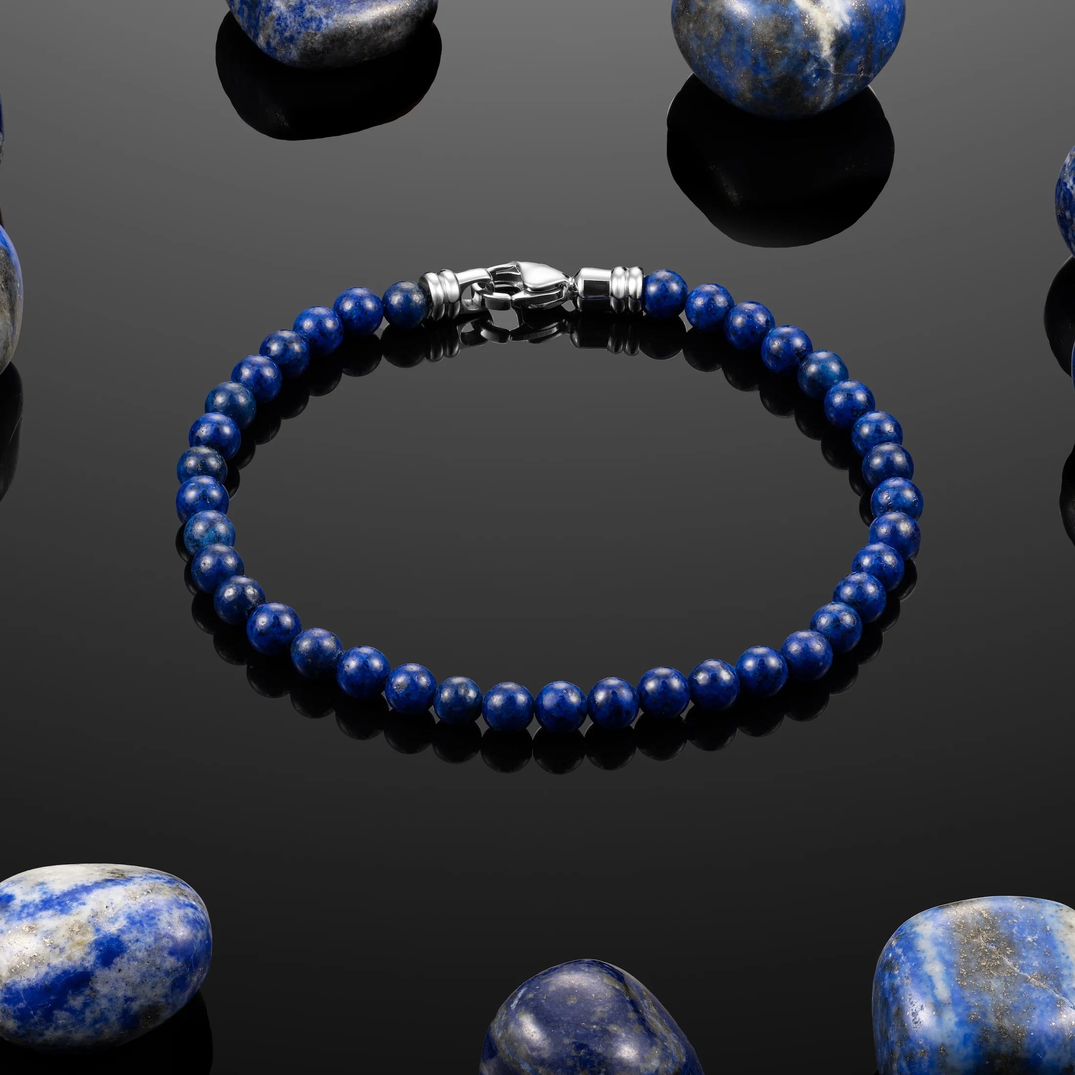 Spiritual Bead Bracelet, 4MM - Lapis Lazuli、mySite、botmansion