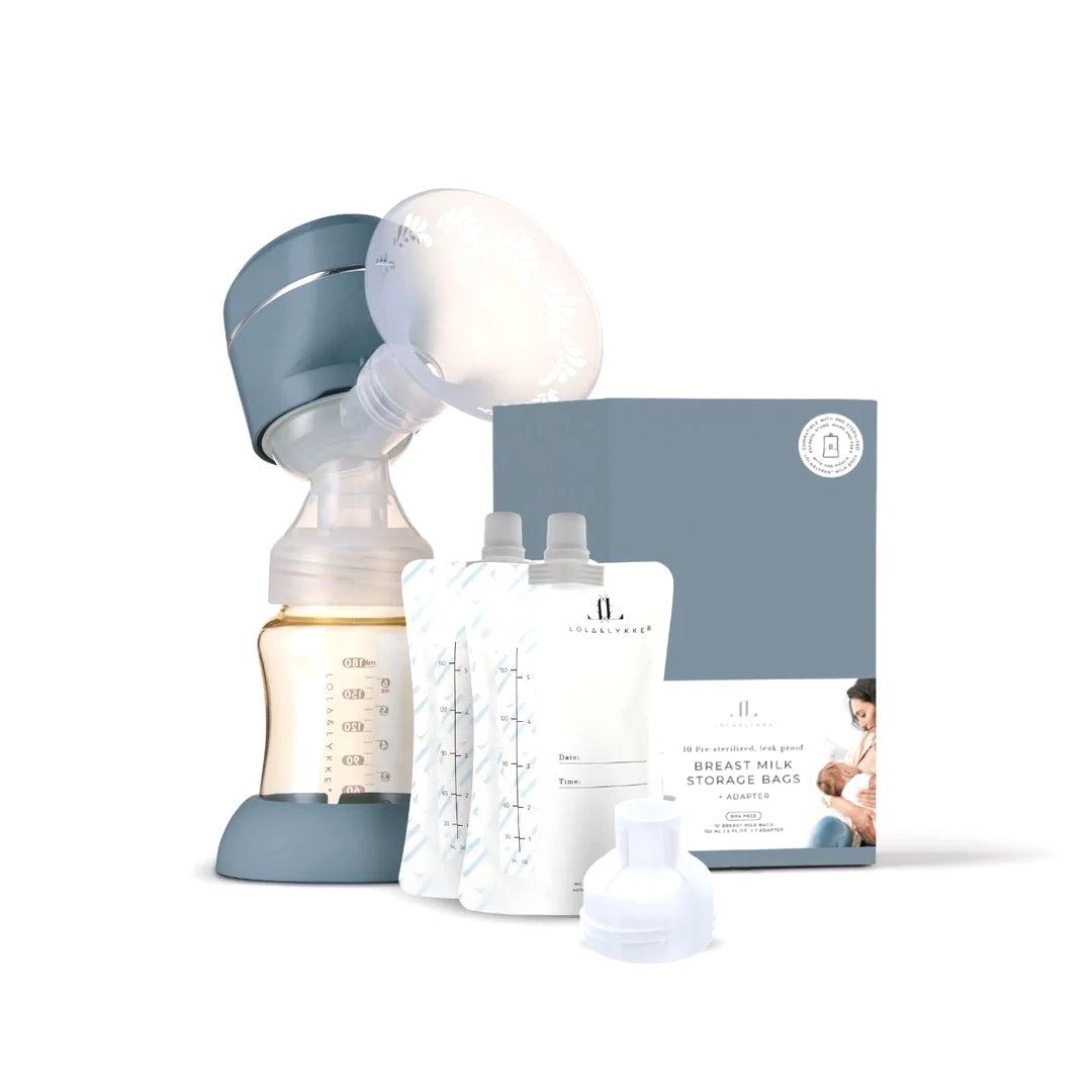  Lola&Lykke Smart Electric Breast Pump + Milk storage bags 10pcs、mySite、merchandisen