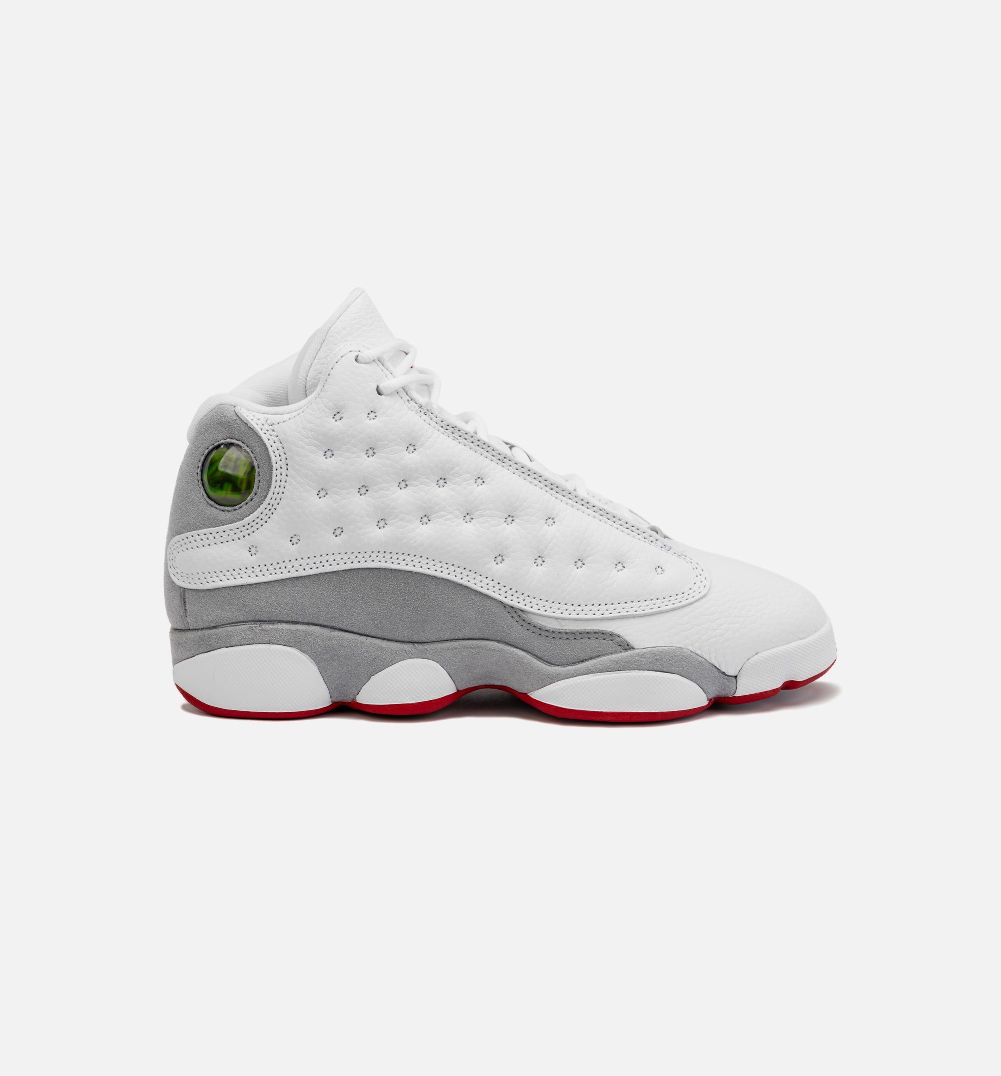 Air Jordan 13 Retro Wolf Grey Grade School Lifestyle Shoe - White/Grey、mySite、dreamappss