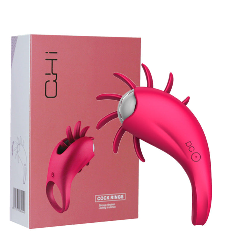 Come Closer Clit Spinner | Cock Ring | 2 in 1 Vibrating | Tongue Licking、mySite、bottomscart