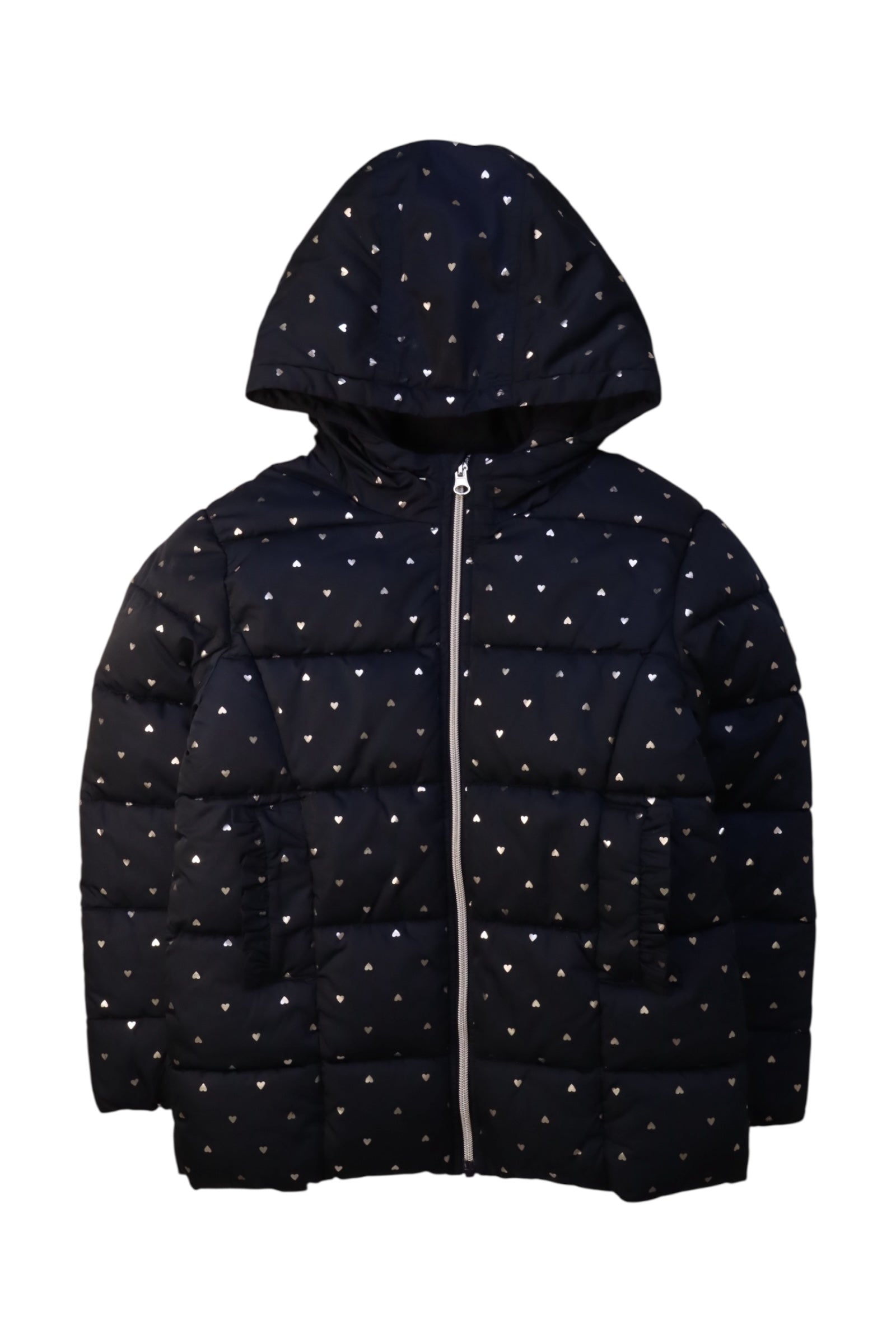 Petit Bateau Quilted Hooded Coat 8Y、mySite、g9winljtr