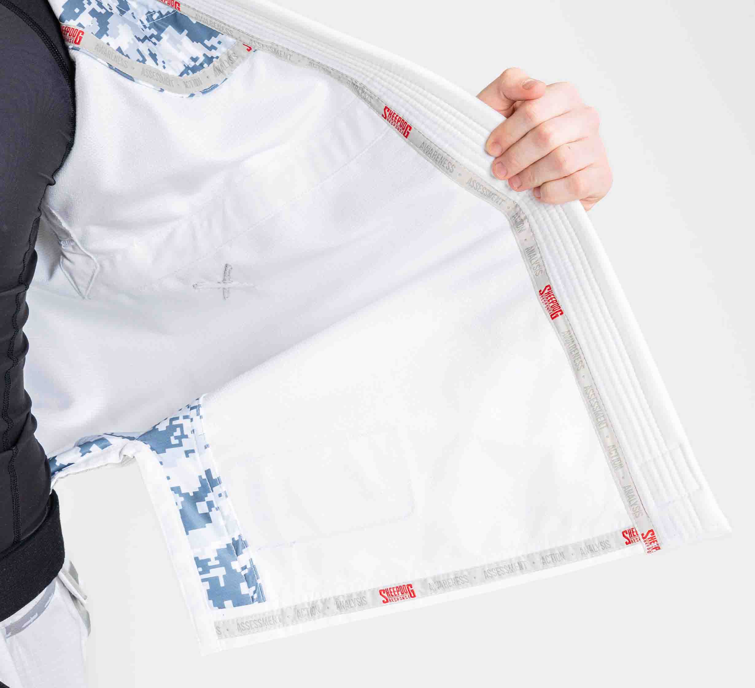 Suparaito BJJ Gi Sheepdog Response Edition White、mySite、gigharbornorthrealestate