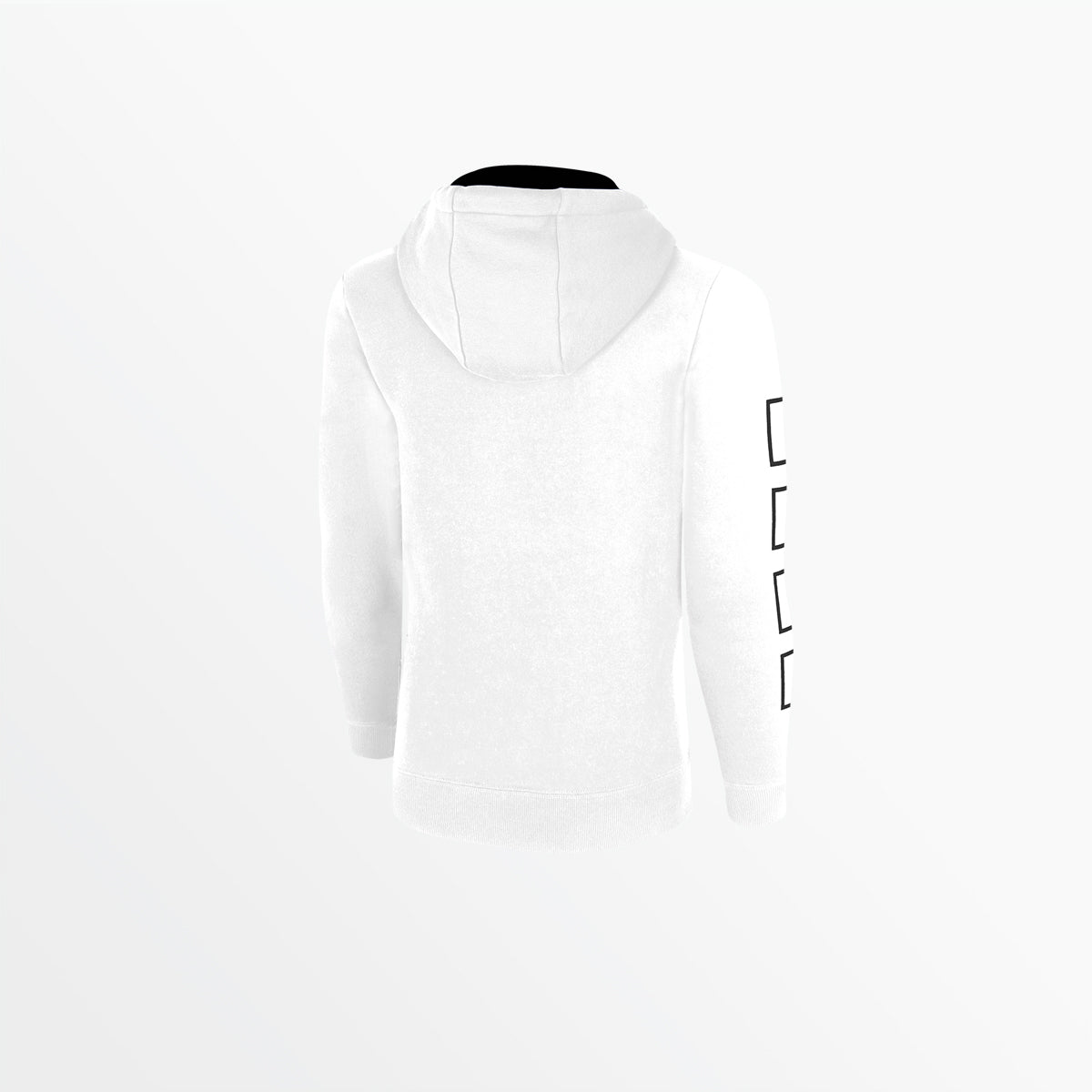 YOUTH FLEECE HOODIE WITH LOGO AND 4 CUBE SLEEVES