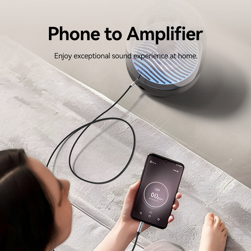 Vention Nylon Braided 3.5mm TRS Male to 6.35mm TS Male Audio Cable 1M Gray Aluminum Alloy Type、mySite、fannypackpong