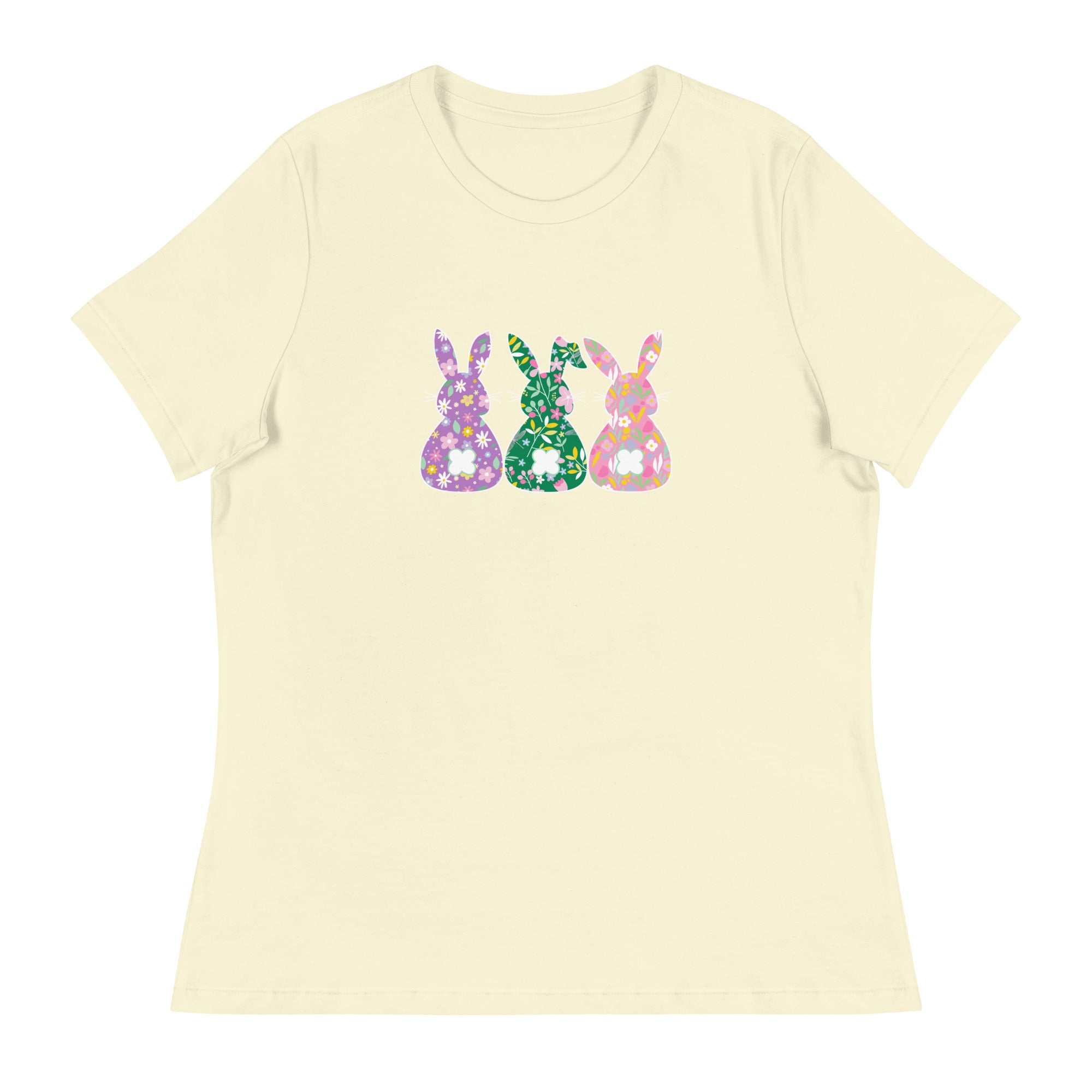 Whimsical Bunnies Women's Relaxed T-Shirt、mySite、camillekostekn