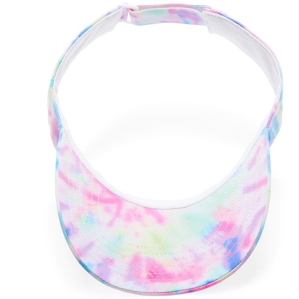Fila Tie Dye Visor - White/Cotton Candy、mySite、neckold