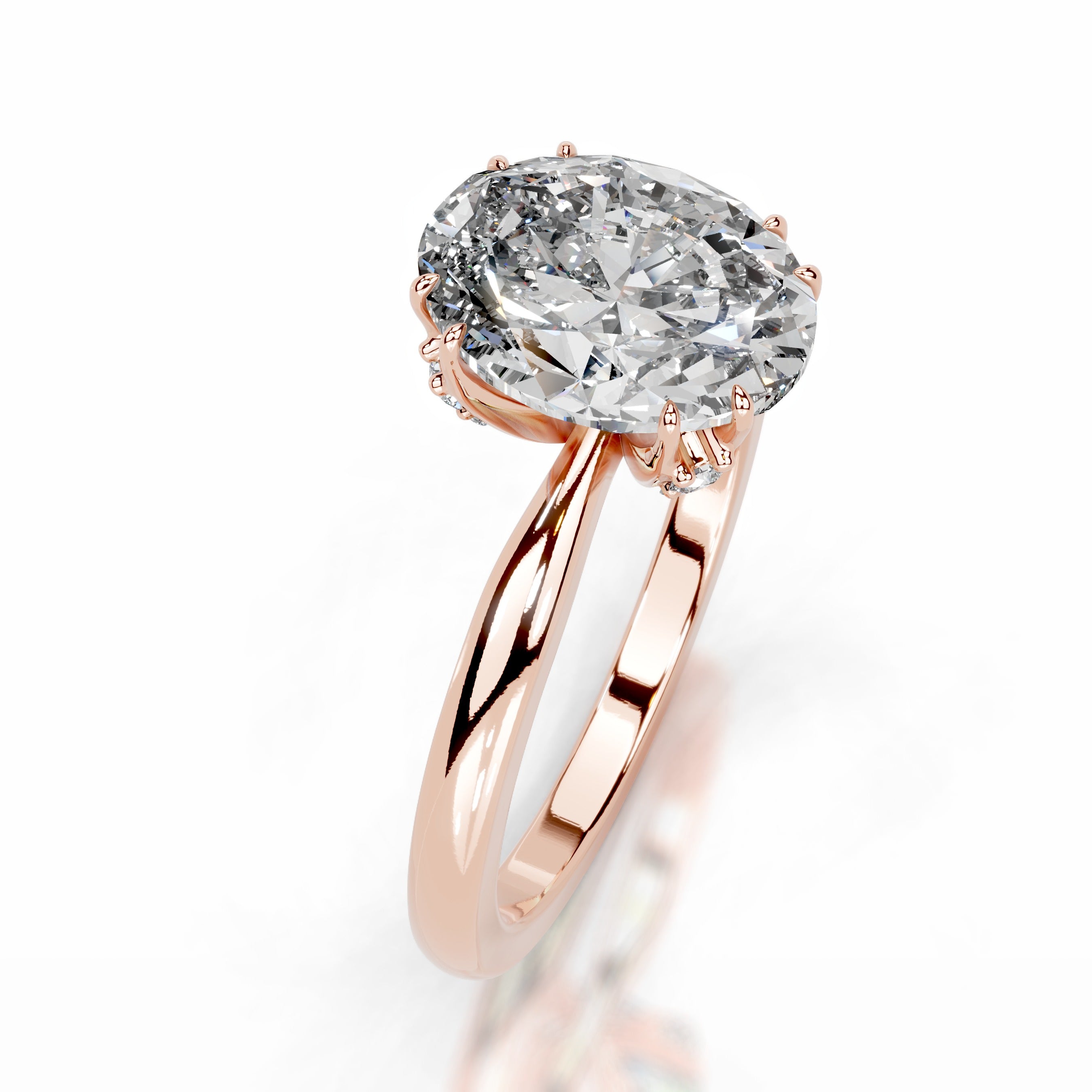 Ballina Lab Grown Diamond Ring - 14K Rose Gold、mySite、hinf8tx79