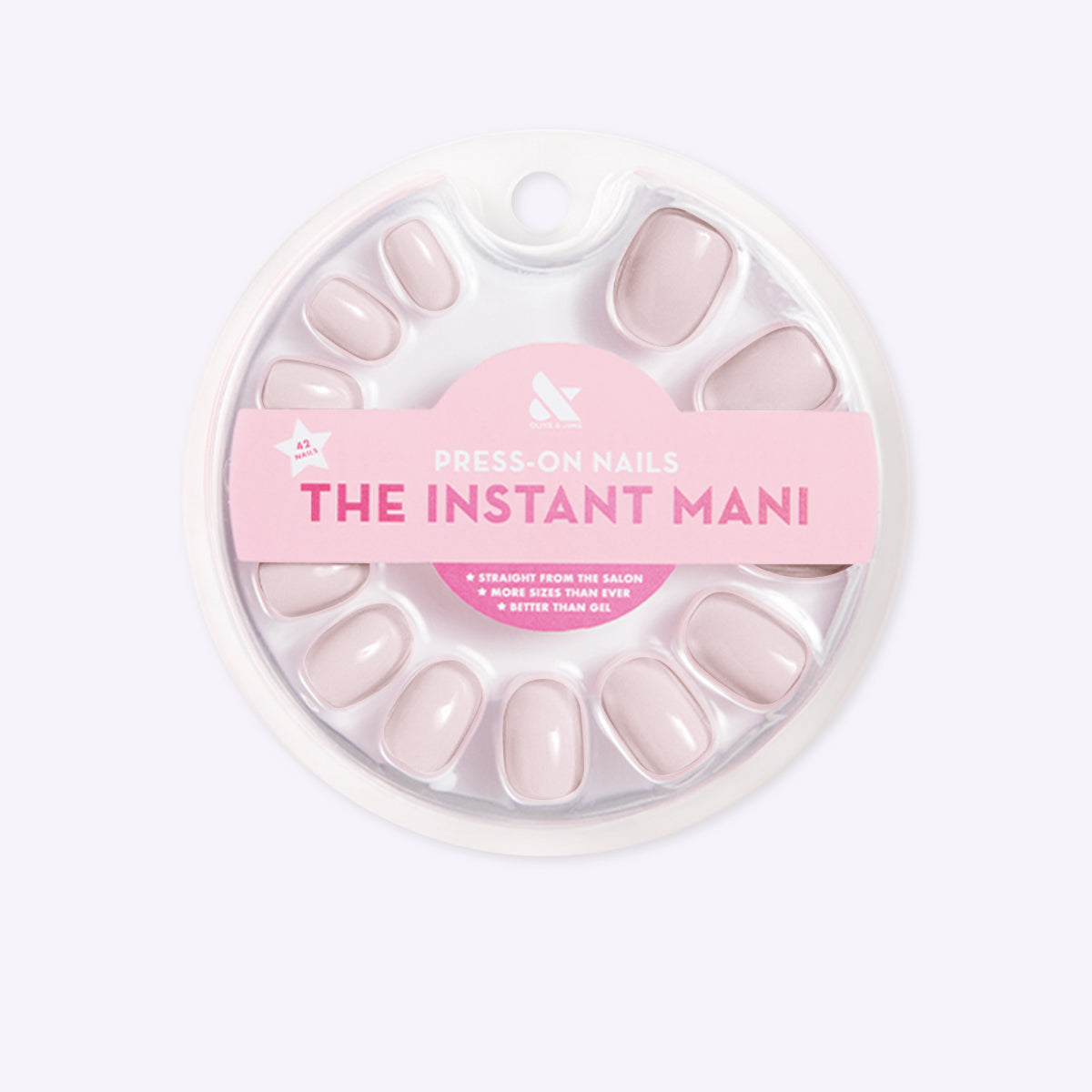 TT - Press-On | Extra Extra Short | Round - Part of Set、mySite、solidvoid