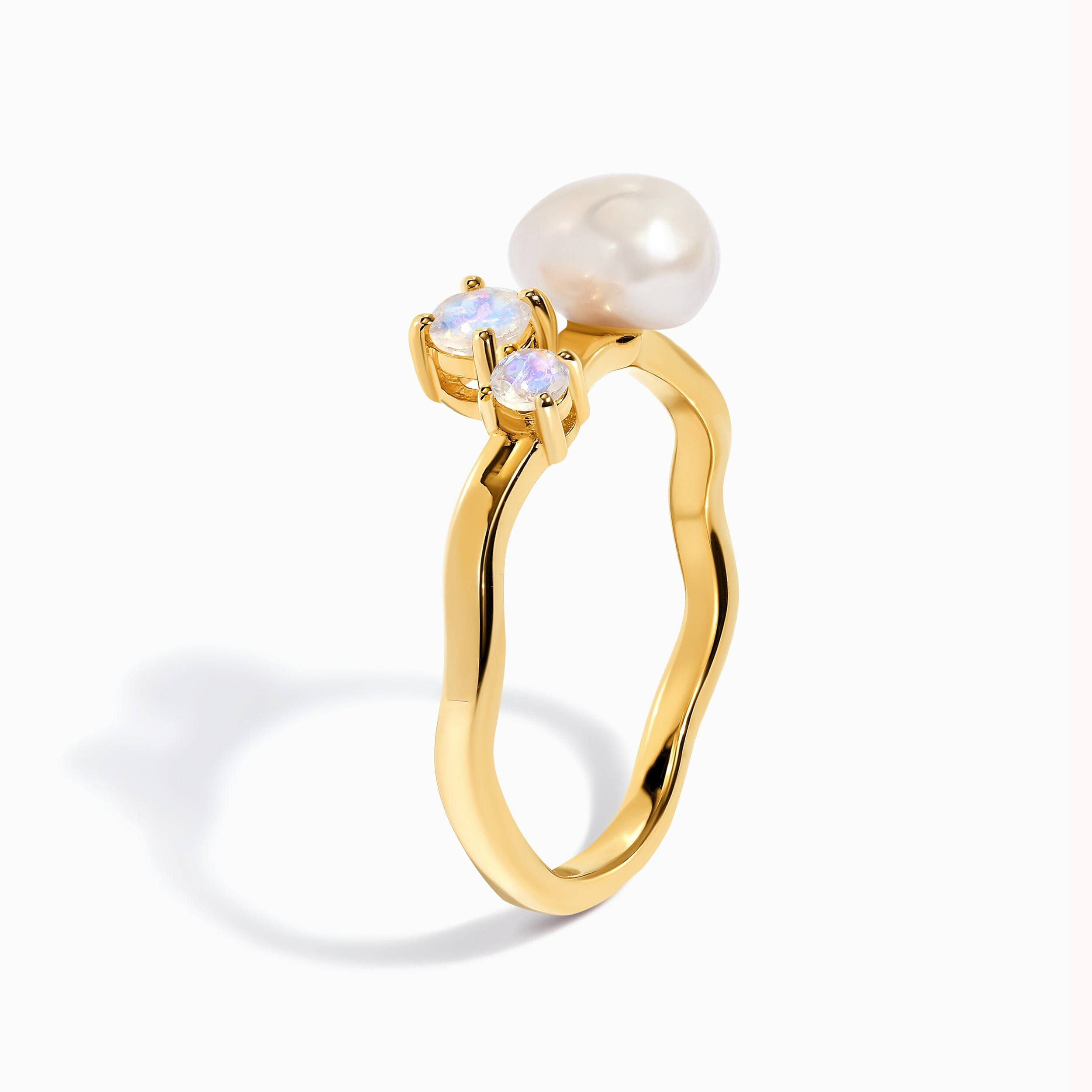 Pearl Moonstone Ring - Aelora、mySite、hinf8tx79