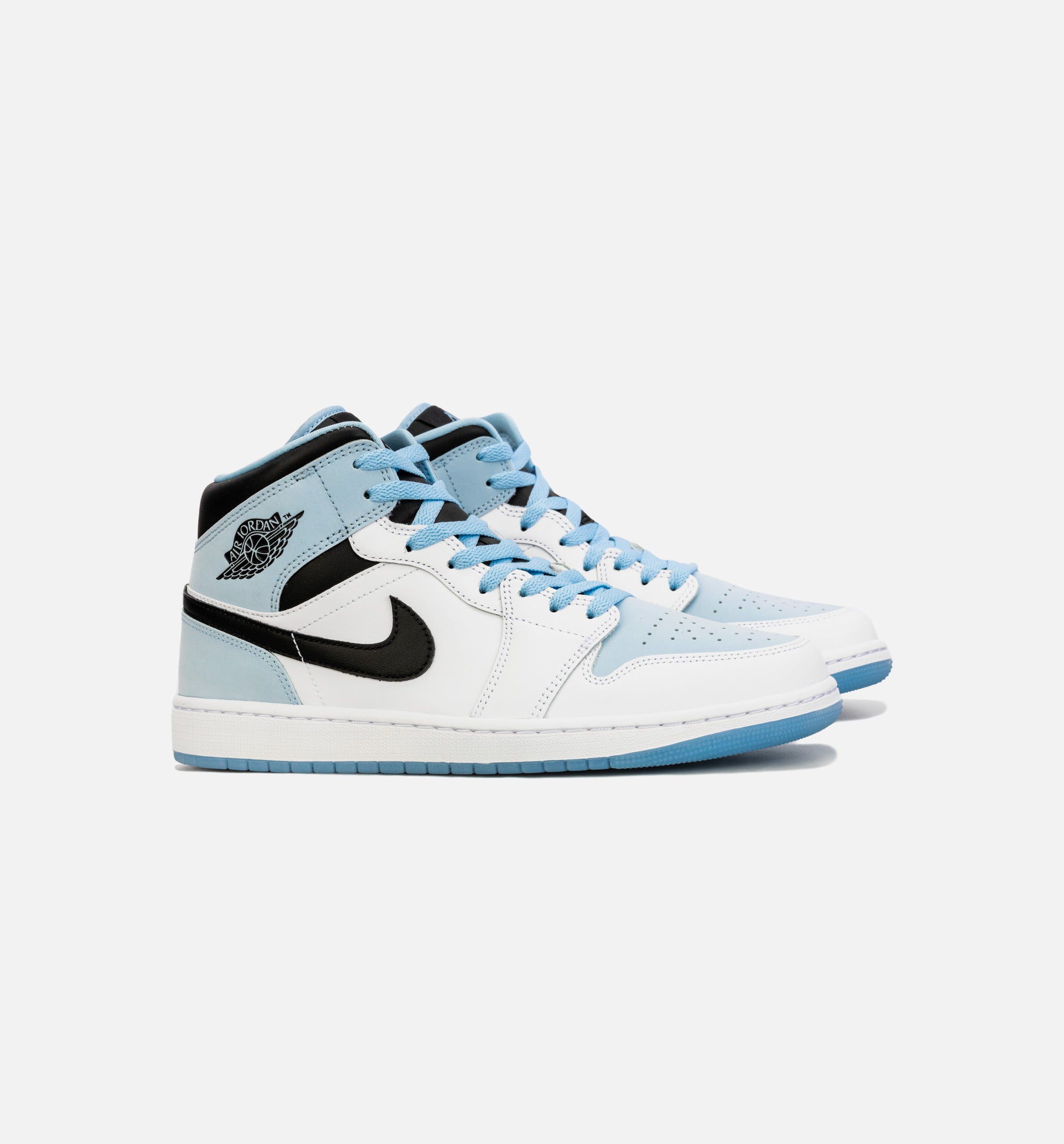 Air Jordan 1 Retro Mid SE Ice Blue Mens Lifestyle Shoe - White/Blue、mySite、dreamappss