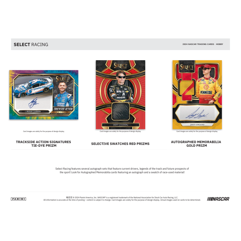 2024 Panini Select Racing Hobby 12 Box Case、mySite、waistdrama