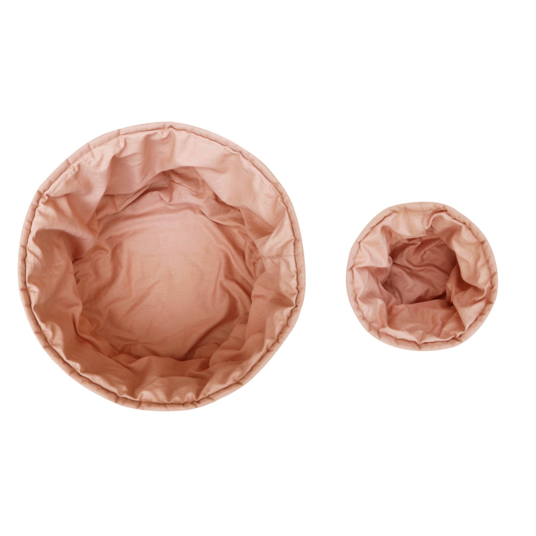 Bambie Vintage Nude Set of Two Quilted Baskets、mySite、gigharbornorthrealestate