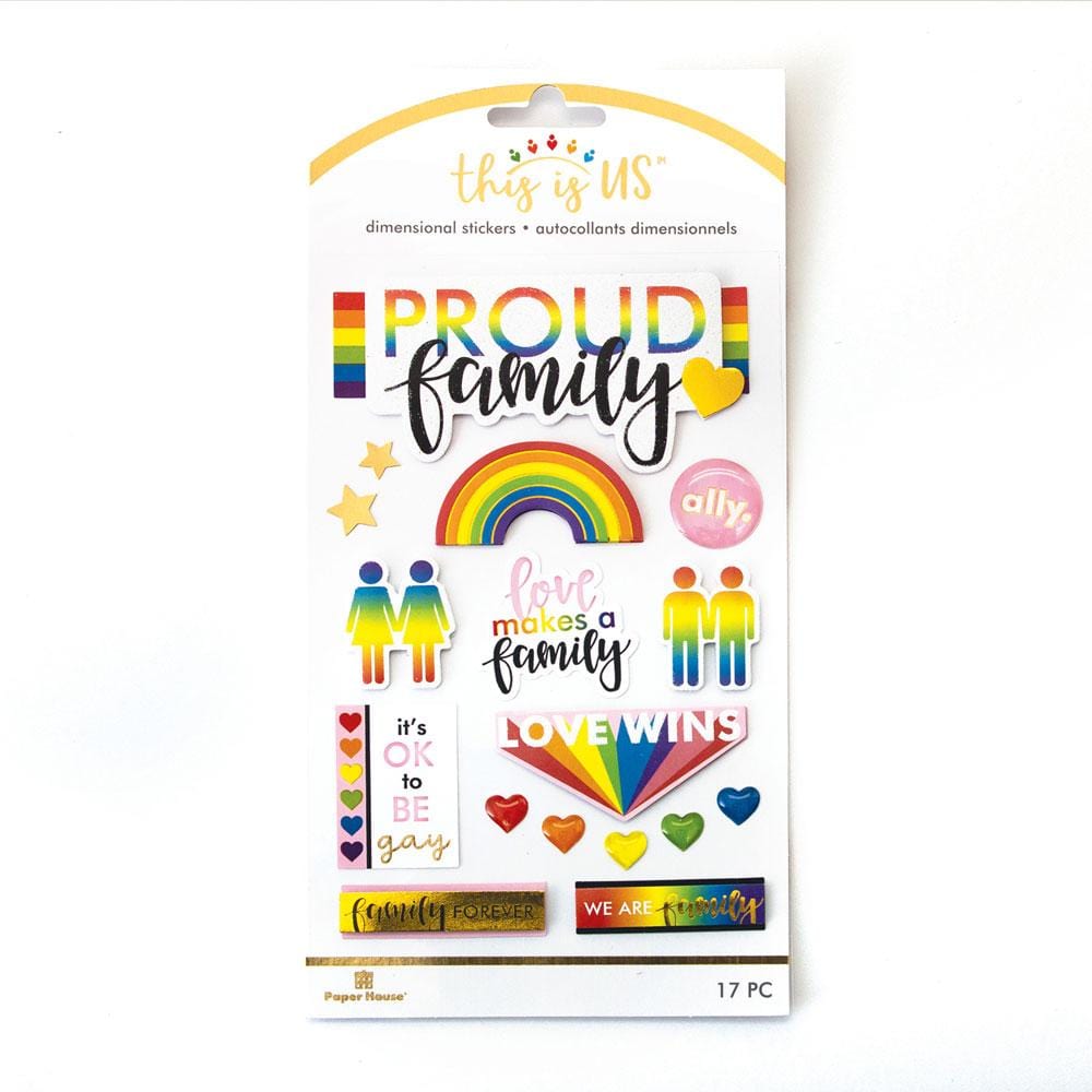  Scrapbook Stickers - 3D Proud Family、mySite、ghnorth