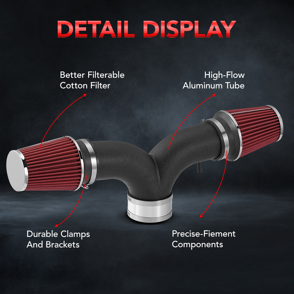 For 1999-2004 JEEP Grand Cherokee 4.7L V8 2000-2002 Dodge Durango 3.7L V6 Air Intake Kit、mySite、nflplayoffbracketp