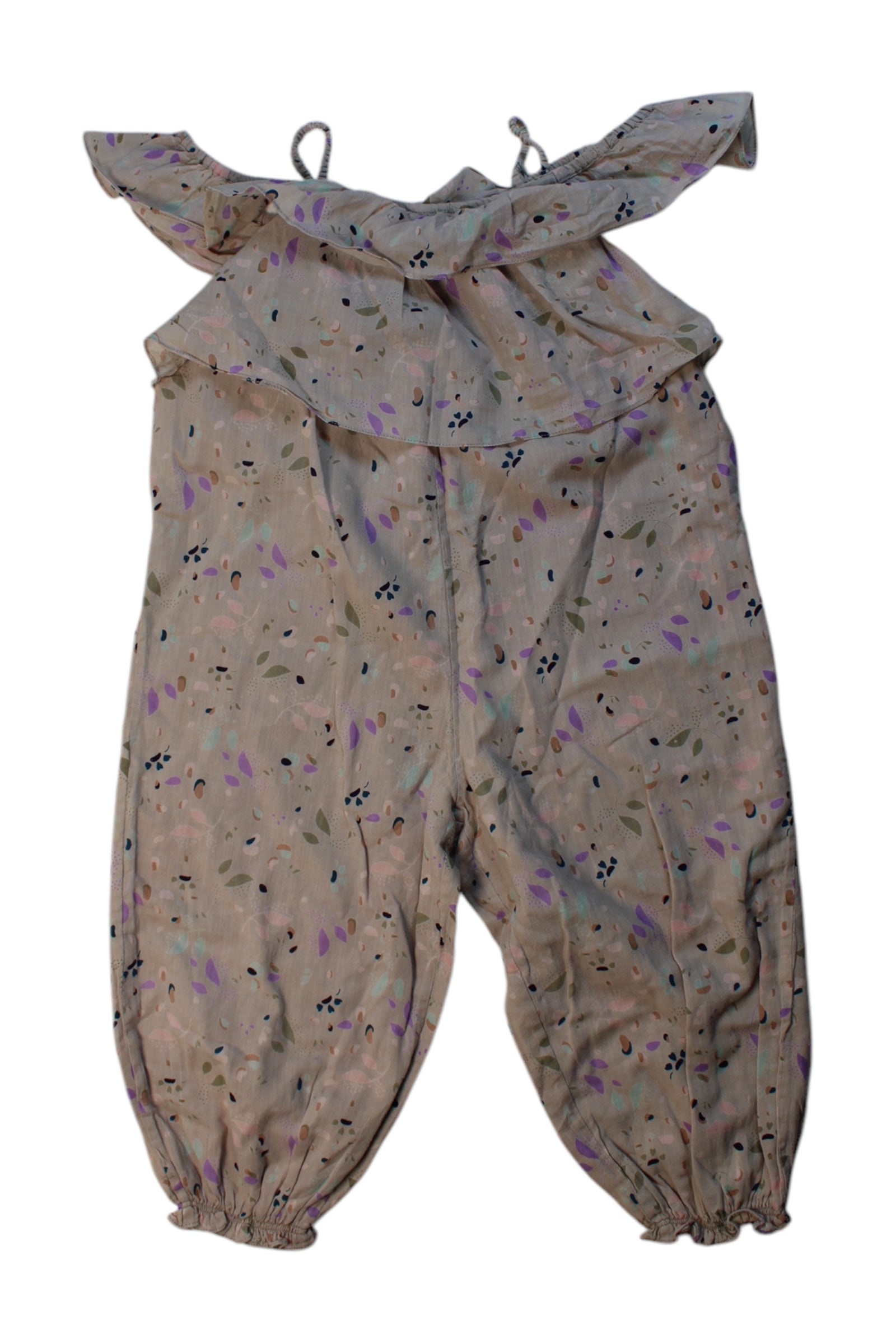 Velveteen Floral Sleeveless Romper 12-18M、mySite、g9winljtr