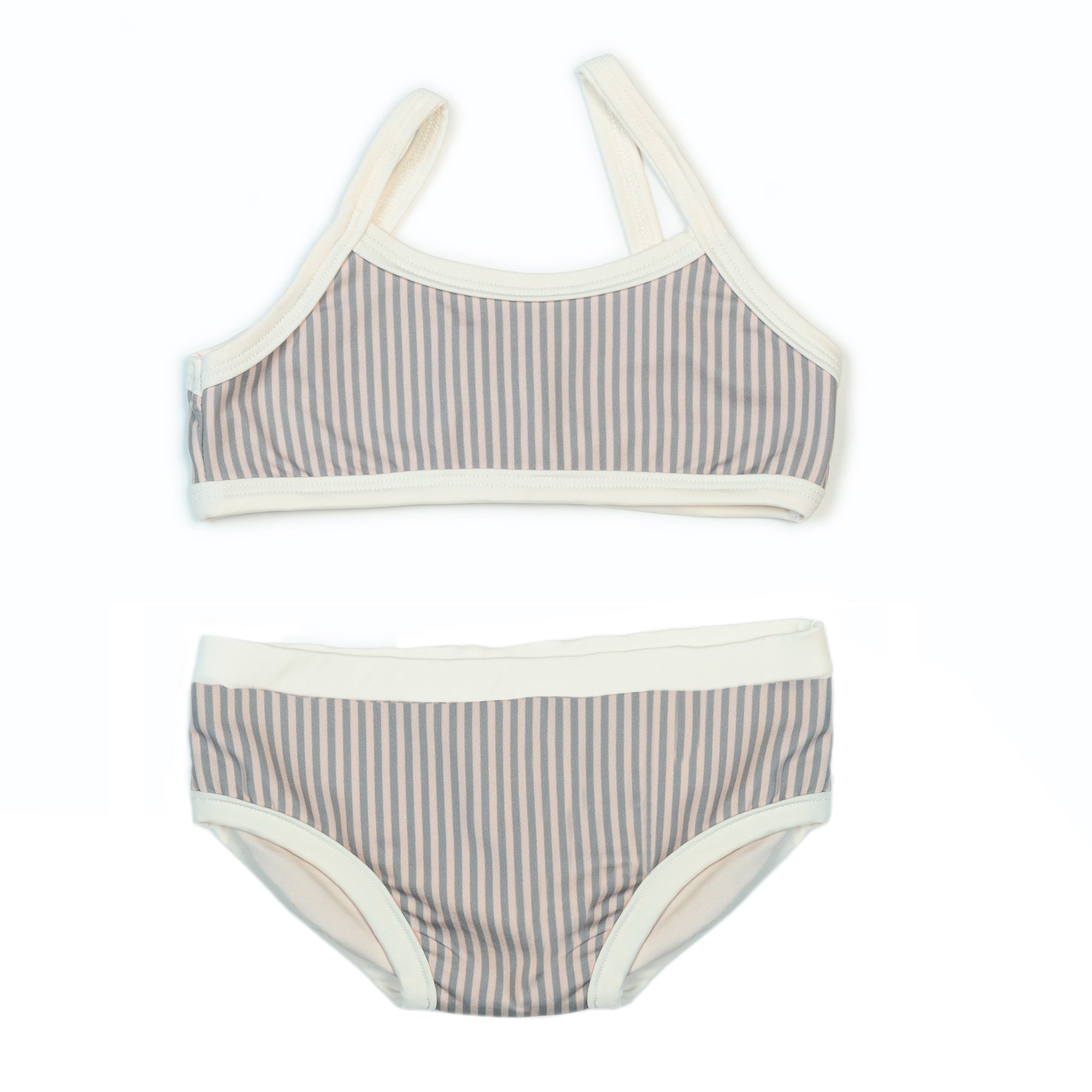 Two Piece Swimsuit - Mist Stripe、mySite、g9winljtr