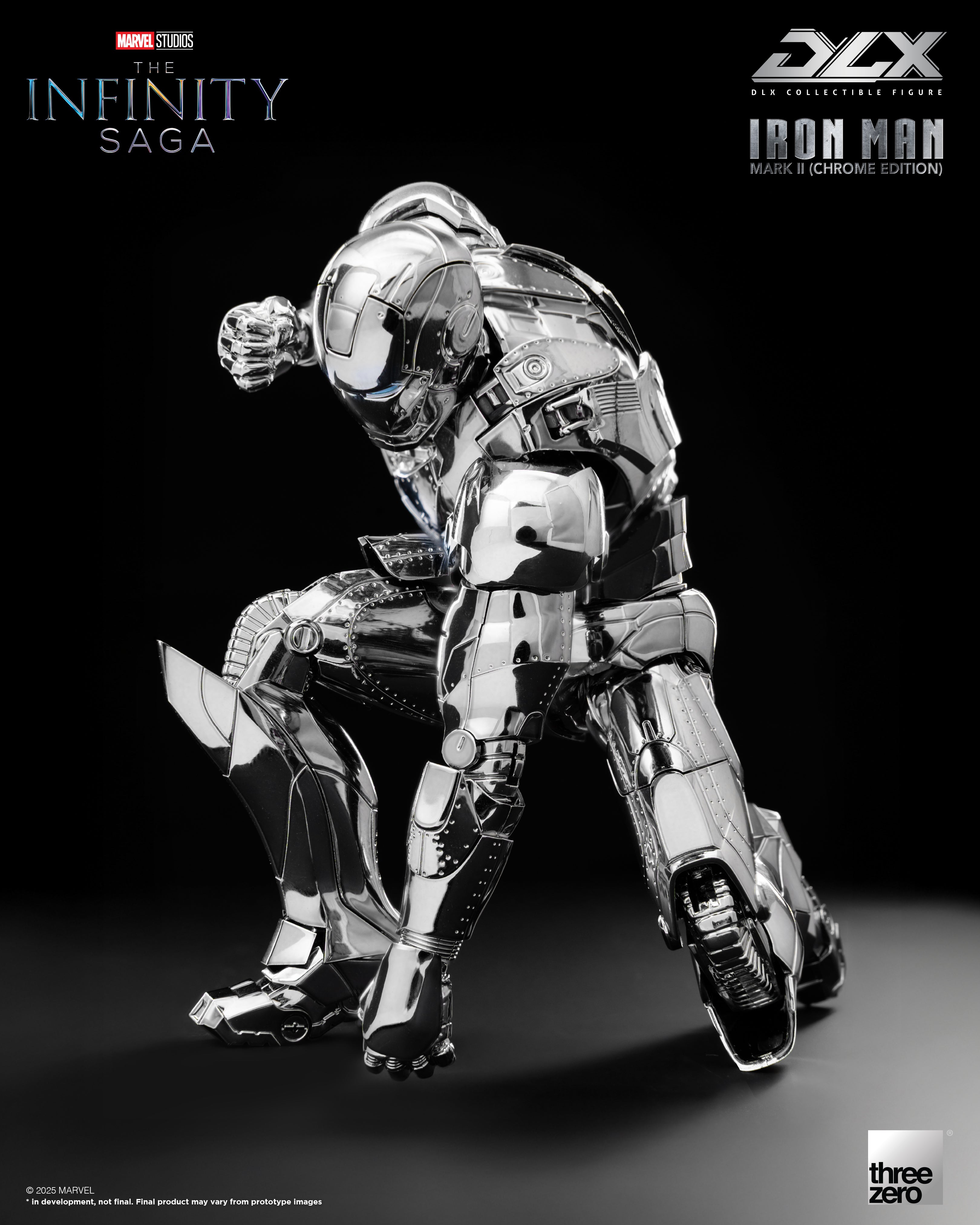 Threezero Marvel Studios: The Infinity Saga DLX Iron Man Mark 2 (Chrome Edition)、mySite、hgirdovlk