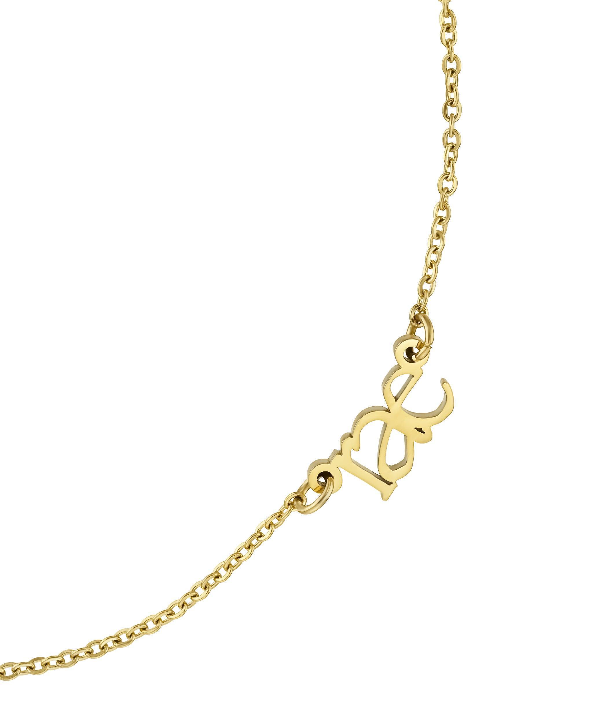  Sleek Name Bracelet 18ct Gold Vermeil