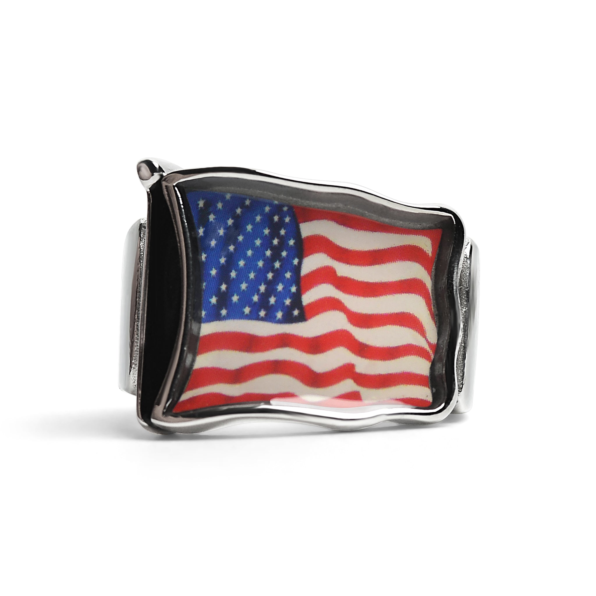 Stainless Steel USA Flag Ring / FLG0001、mySite、dreamappss