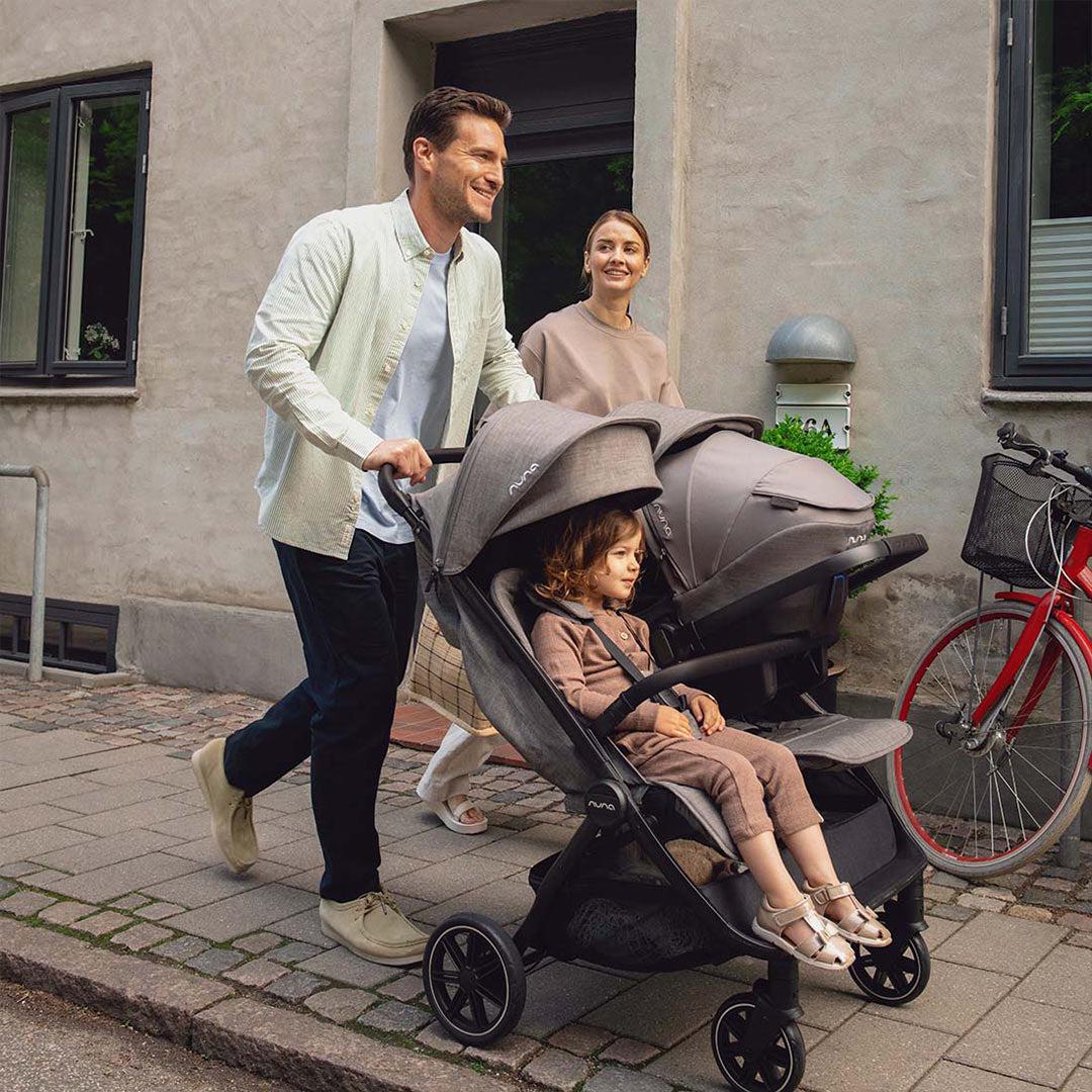  Nuna TRVL DUBL Pushchair - Caviar、mySite、merchandisen
