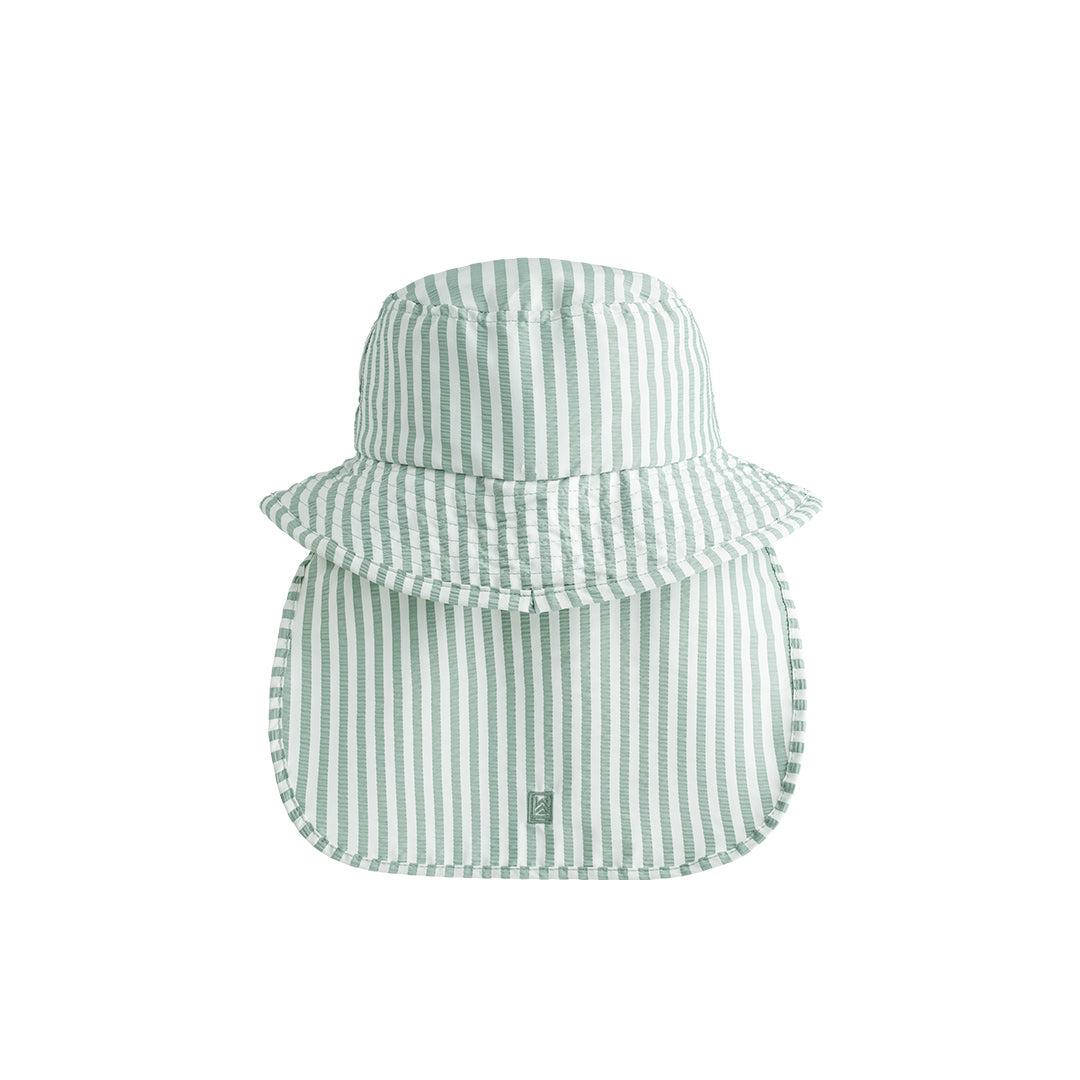  Liewood Damona Stripe Sun Hat - Peppermint / Crisp White、mySite、merchandisen