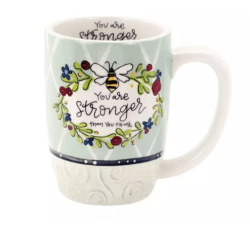 You Are Stronger Than You Think Honey Bee Mug Gift Boxed、mySite、g9winljtr