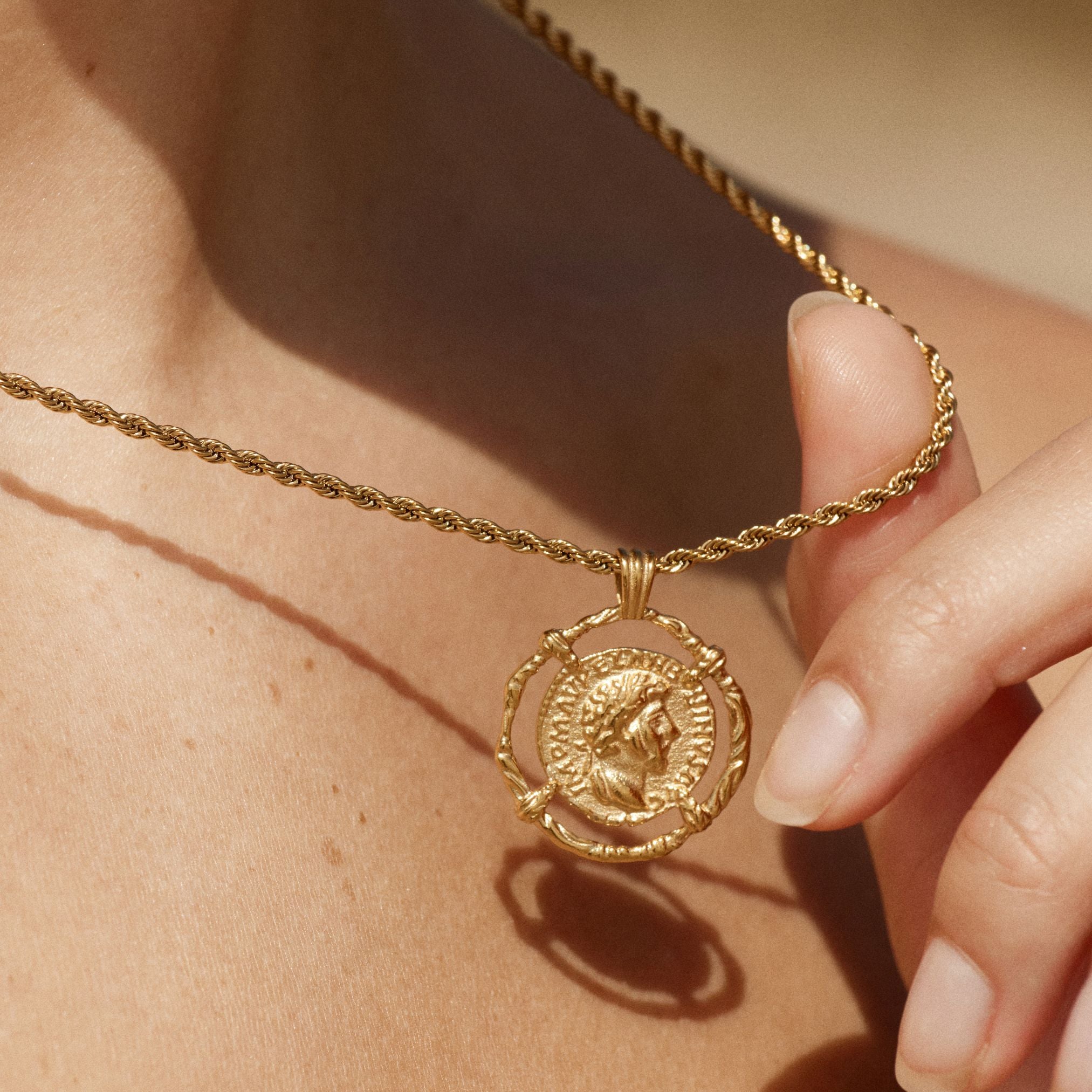 Greek Coin Necklace、mySite、hinf8tx79