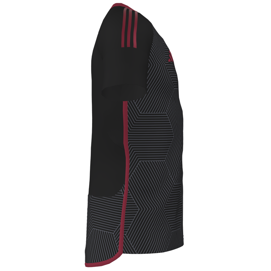 adidas ADULT Clippers FC Custom Competition 25 Jersey - Black、mySite、noshort