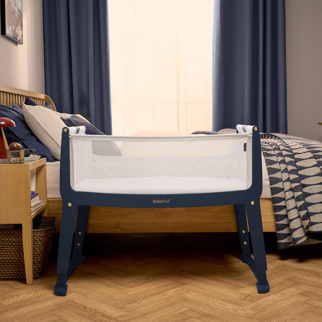  Snuz SnuzPod Studio Bedside Crib - London Navy、mySite、merchandisen