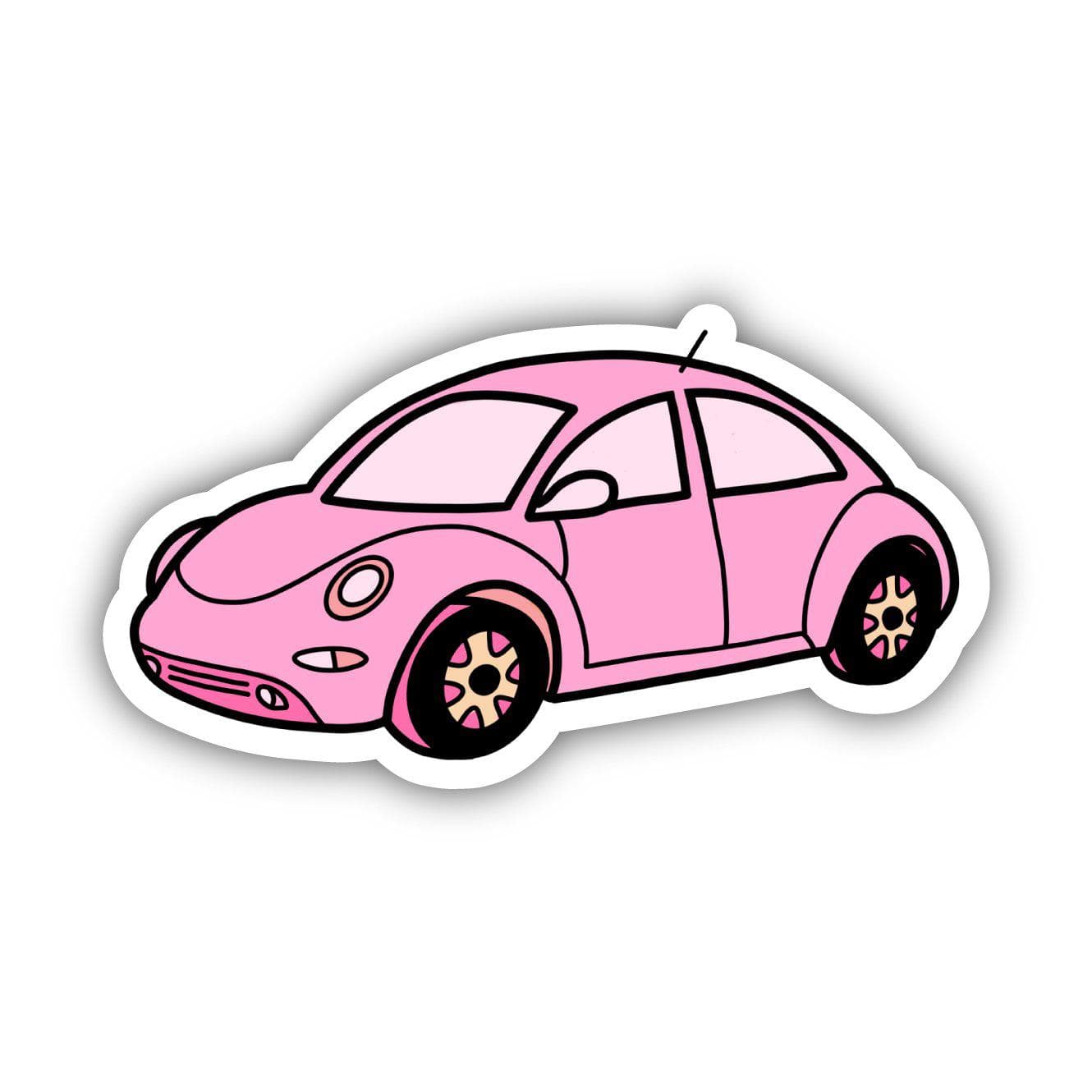  Pink Bug Car Aesthetic Sticker、mySite、elrpsem3k