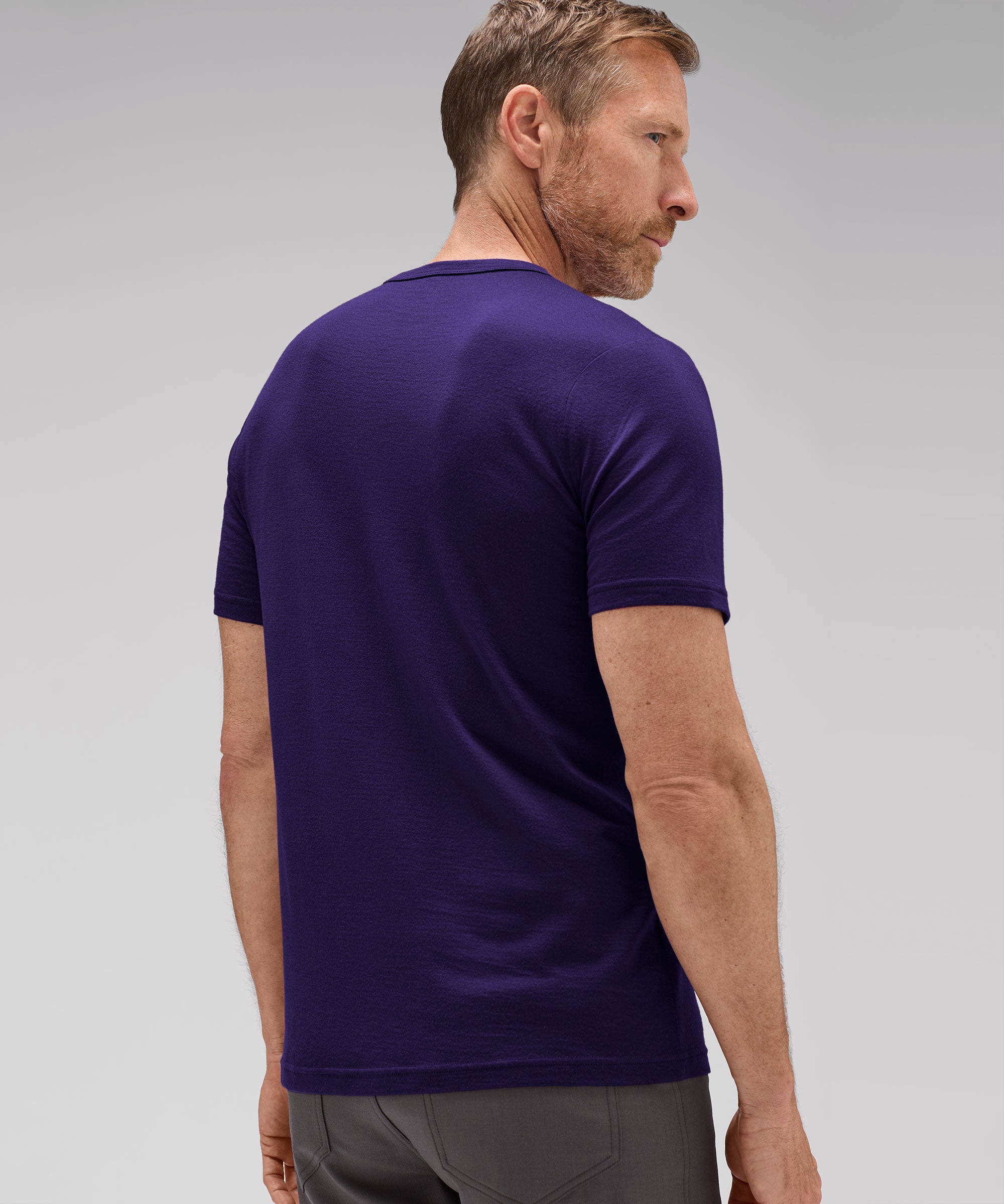 Men's Merino Crew Neck T-Shirt、mySite、noshort