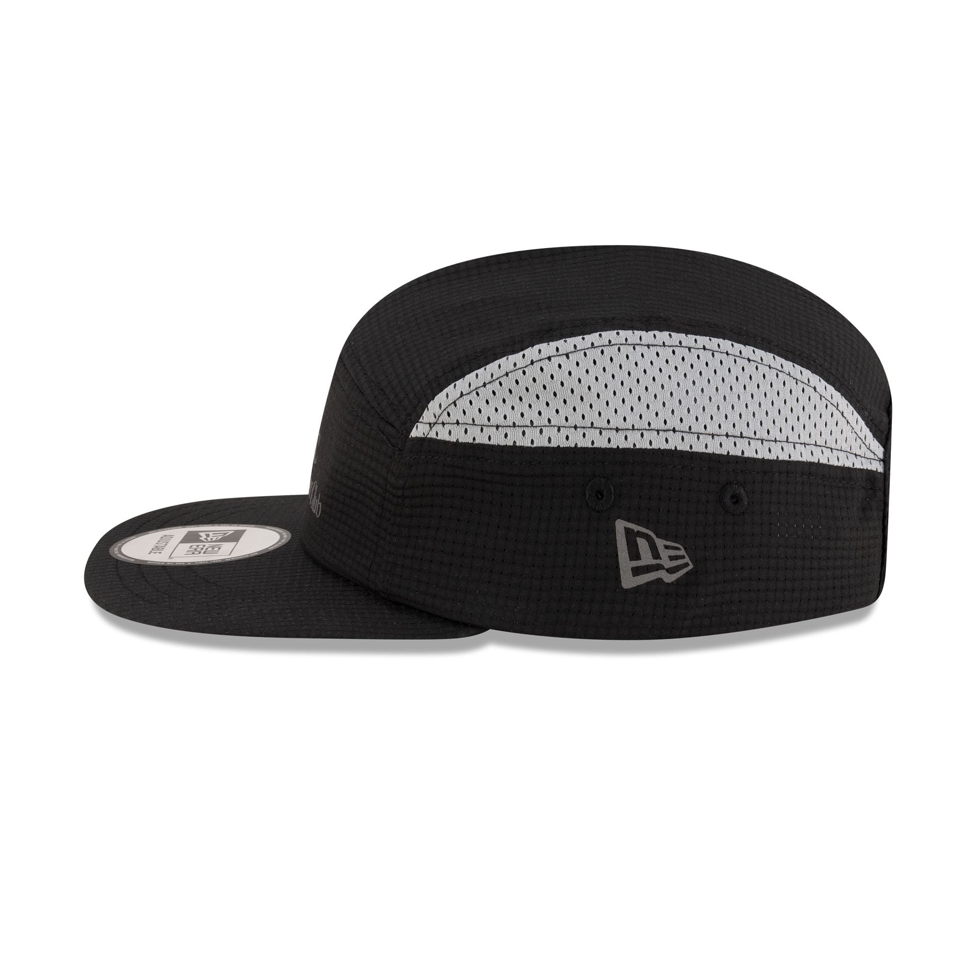 New Era Cap Run Club Black Camper Strapback Hat、mySite、vikingsvslions