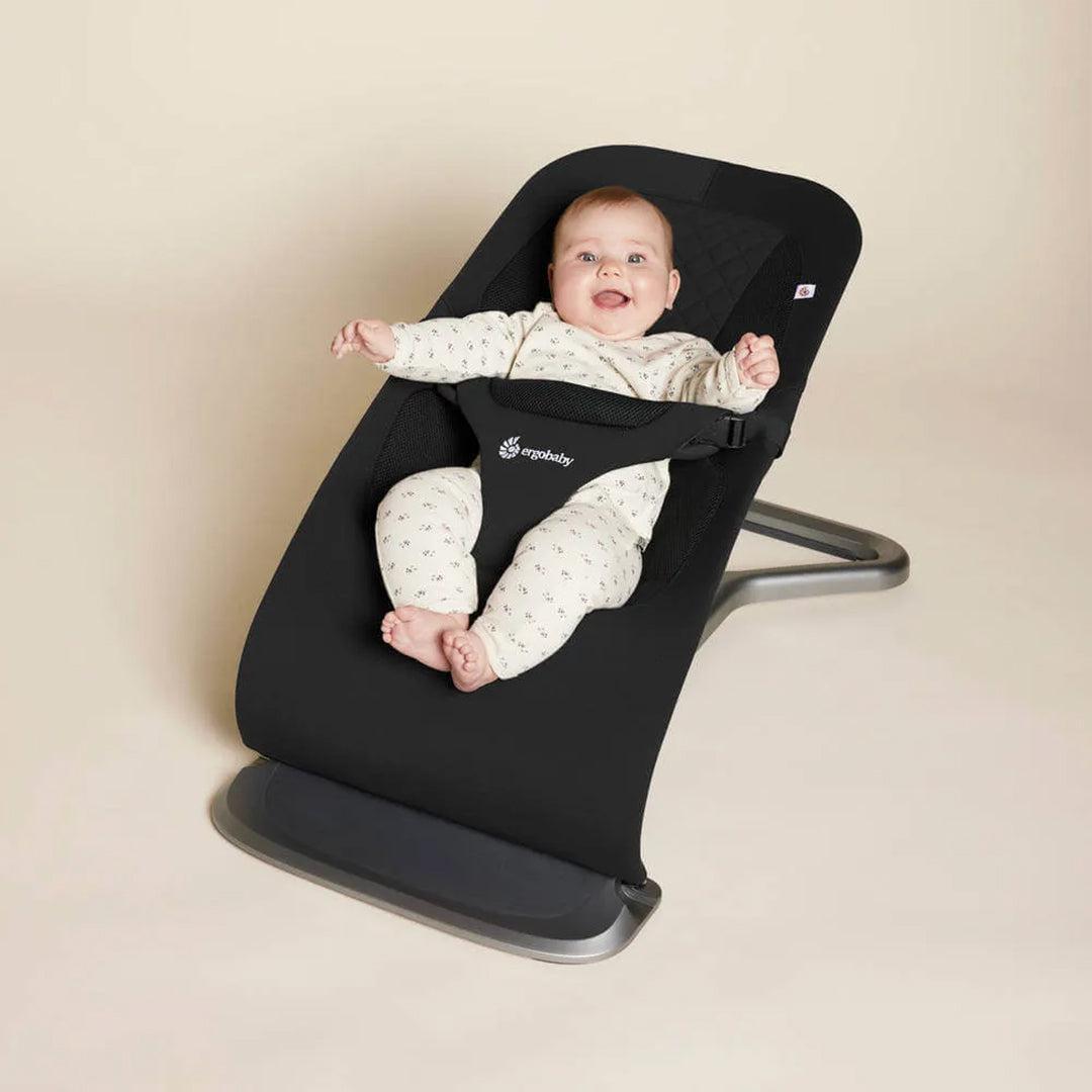  Ergobaby Evolve Baby Bouncer - Onyx Black、mySite、merchandisen