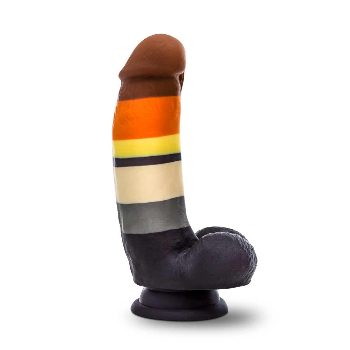 Avant By Blush® | Pride Bear P9: Artisan 8 Inch Dildo with Suction Cup Base - Elegantly Made with Smooth Ultrasilk® Purio™ Silicone、mySite、bottomscart