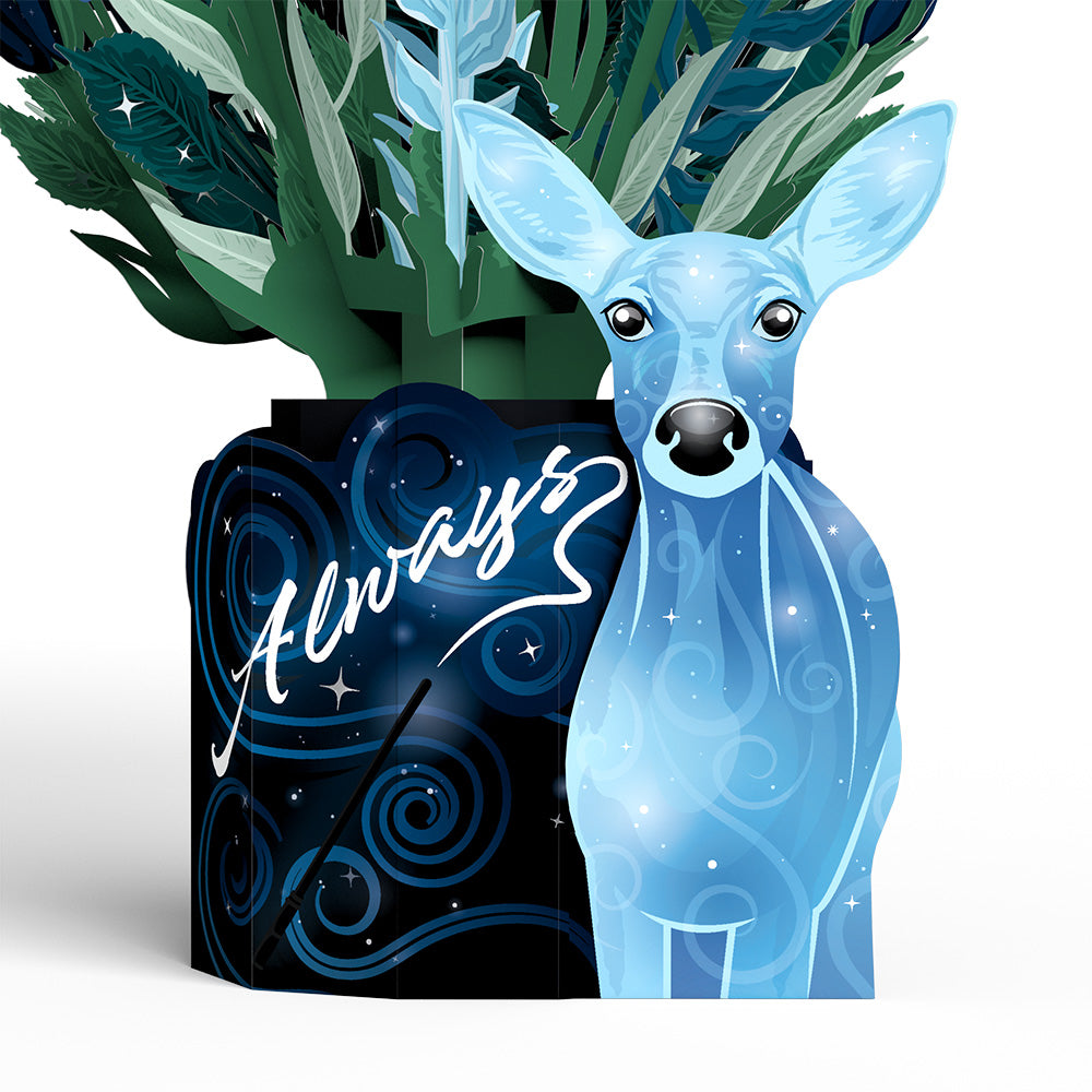 Harry Potter™ Always Pop-Up Card & Flower Buds Bouquet Bundle、mySite、solidvoid