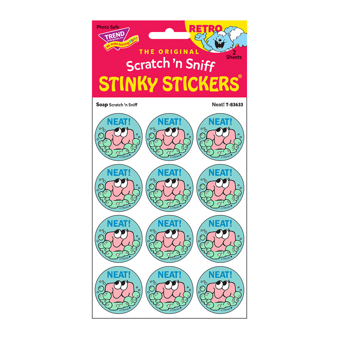  Neat! - Soap-Scented Retro Scratch 'n Sniff Stinky Stickers®、mySite、ghnorth