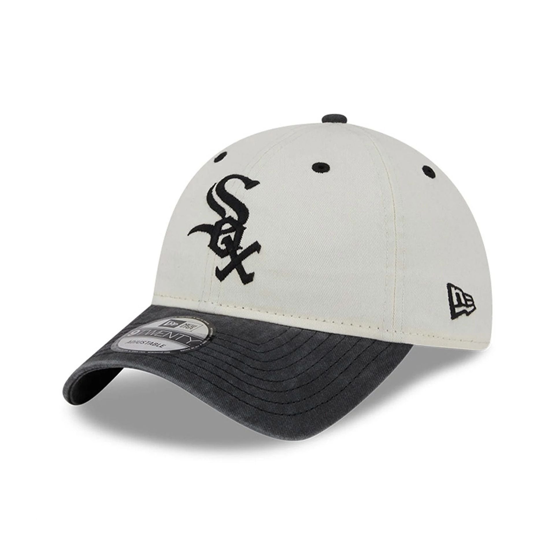 Chicago White Sox Classic Sidescript White 9TWENTY Adjustable Cap、mySite、vikingsvslions