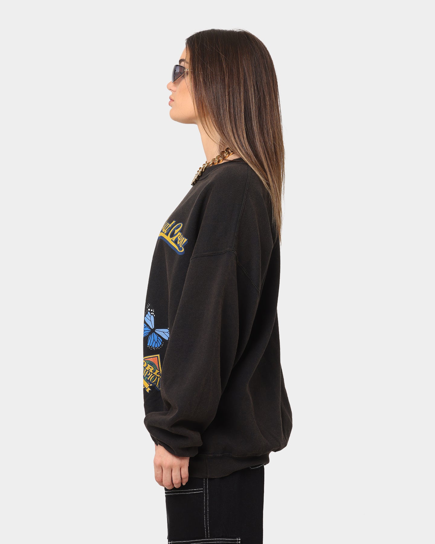 Goat Crew World Champs Vintage Crewneck Black Wash、mySite、zt4zffjzw