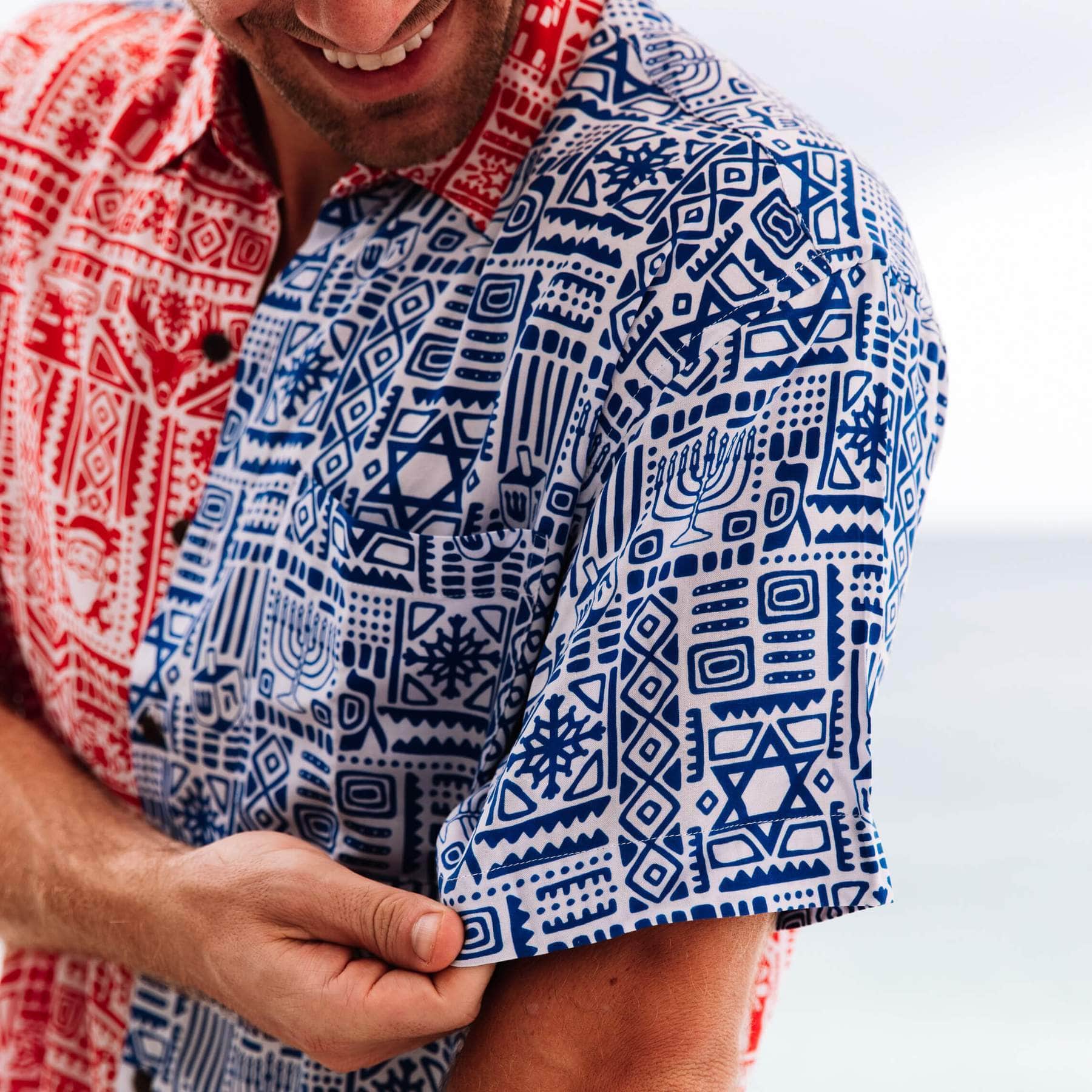 The Chrismukkah Hawaiian Shirt - (Sizes S - 3XL)、mySite、topwebapps