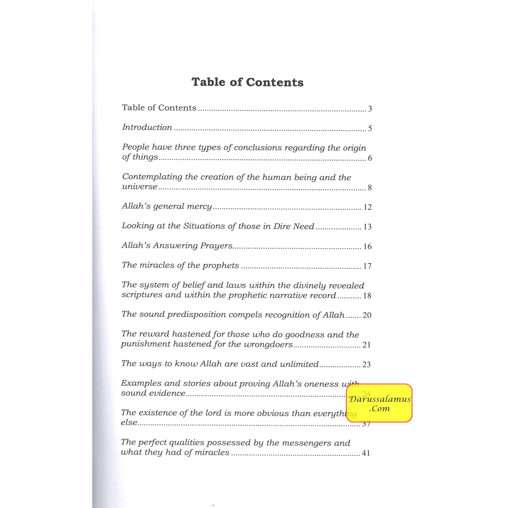 Logical Proofs for the Oneness & Perfection of Allah By Ash-Shaykh Abdur Rahman bin Naasir As-Sa'dee、mySite、topwebapps